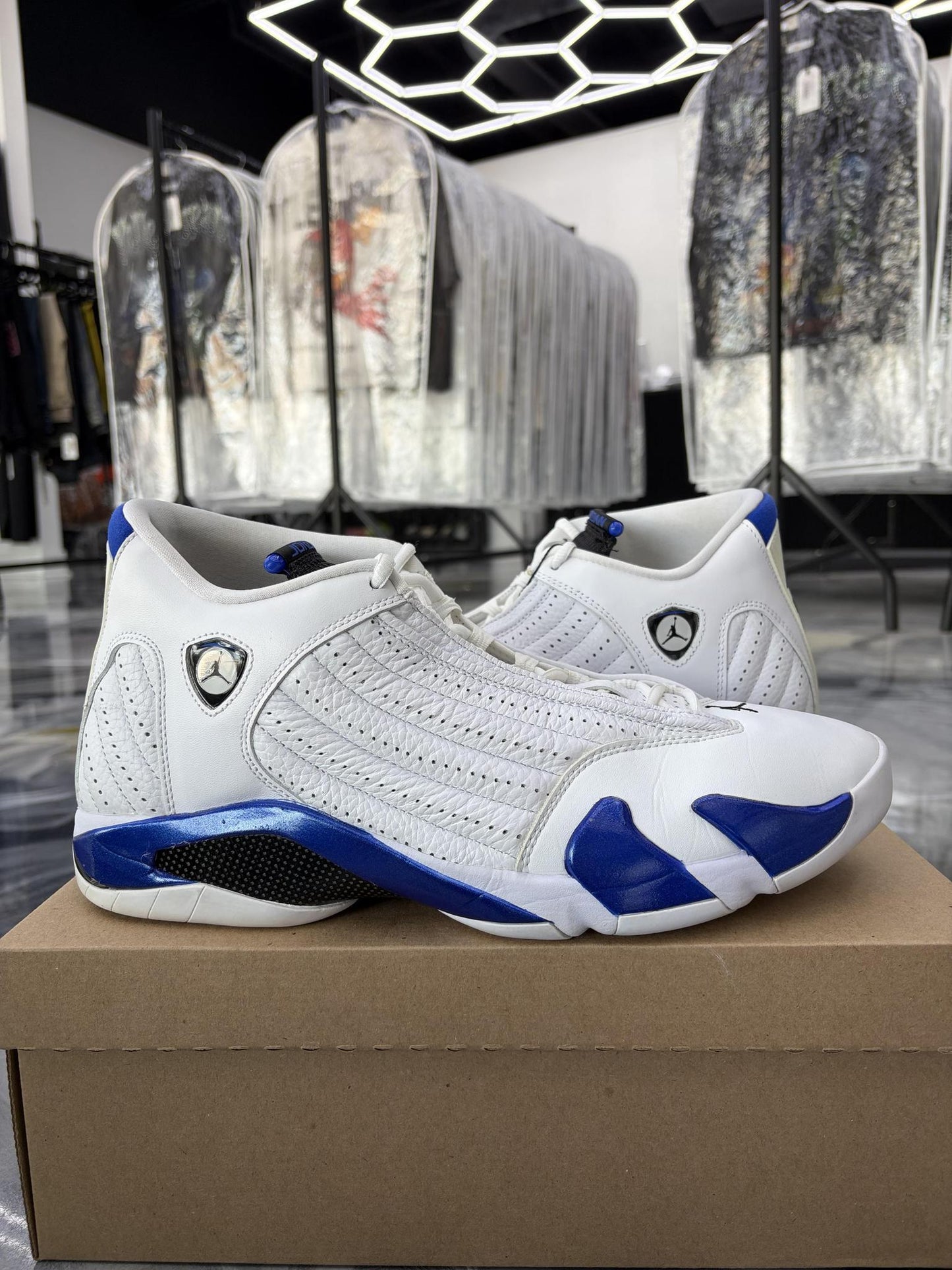 Jordan 14 "Hyper Royal" Used Size 13