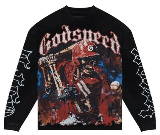 Godspeed Grand Slam Long Sleeve Tee "Black"