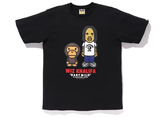 A Bathing Ape Baby Milo Tee x Wiz Khalifa "Black"