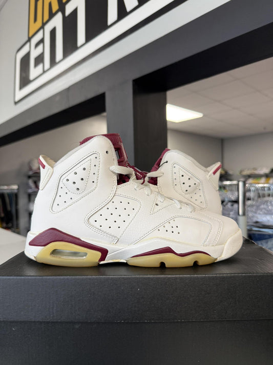 Jordan 6 "Maroon" Used Size 5Y/6.5W