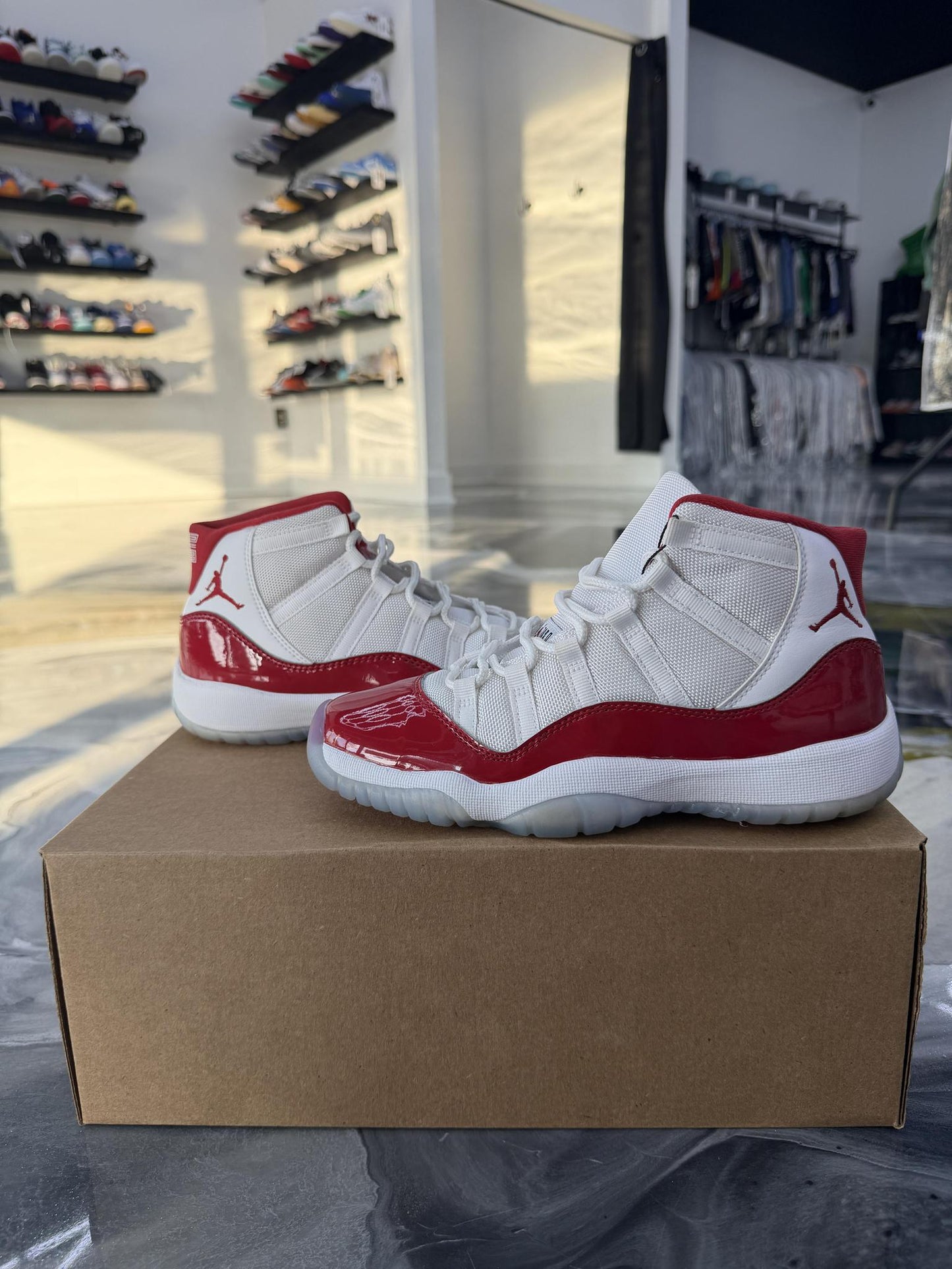 Jordan 11 Cherry Used Size 5Y/6.5W