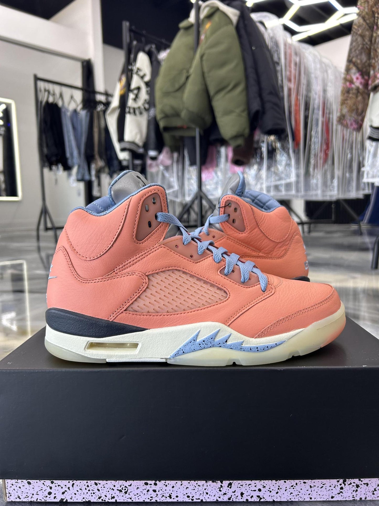 Jordan 5 "Khaled Crimson" Used Size 9