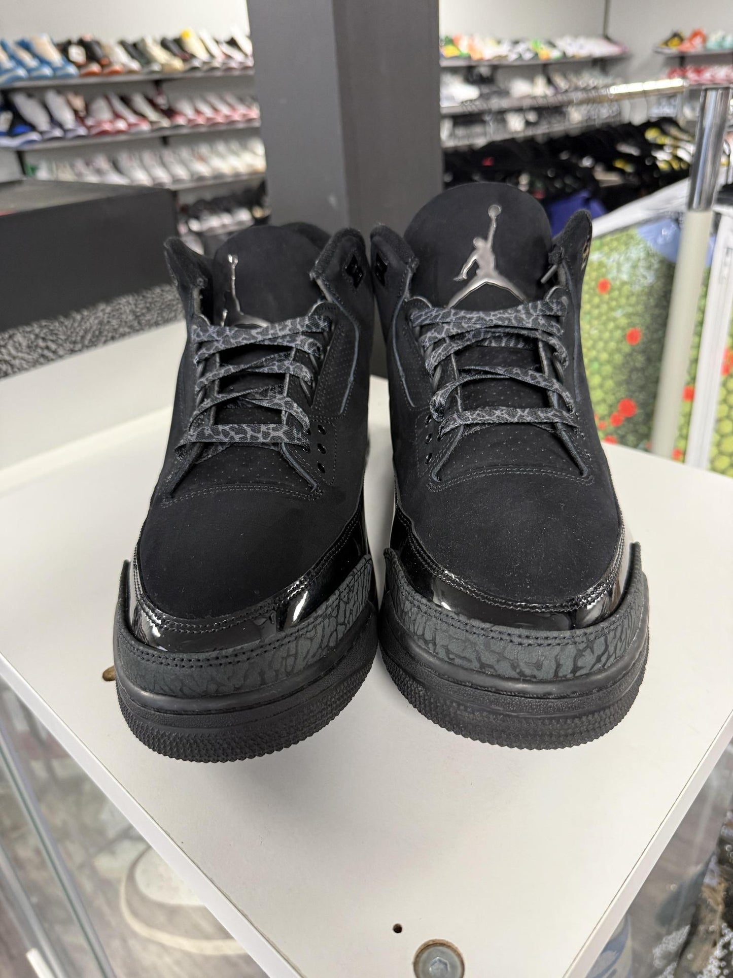 Jordan 3 "Black Cat" Used Size 15