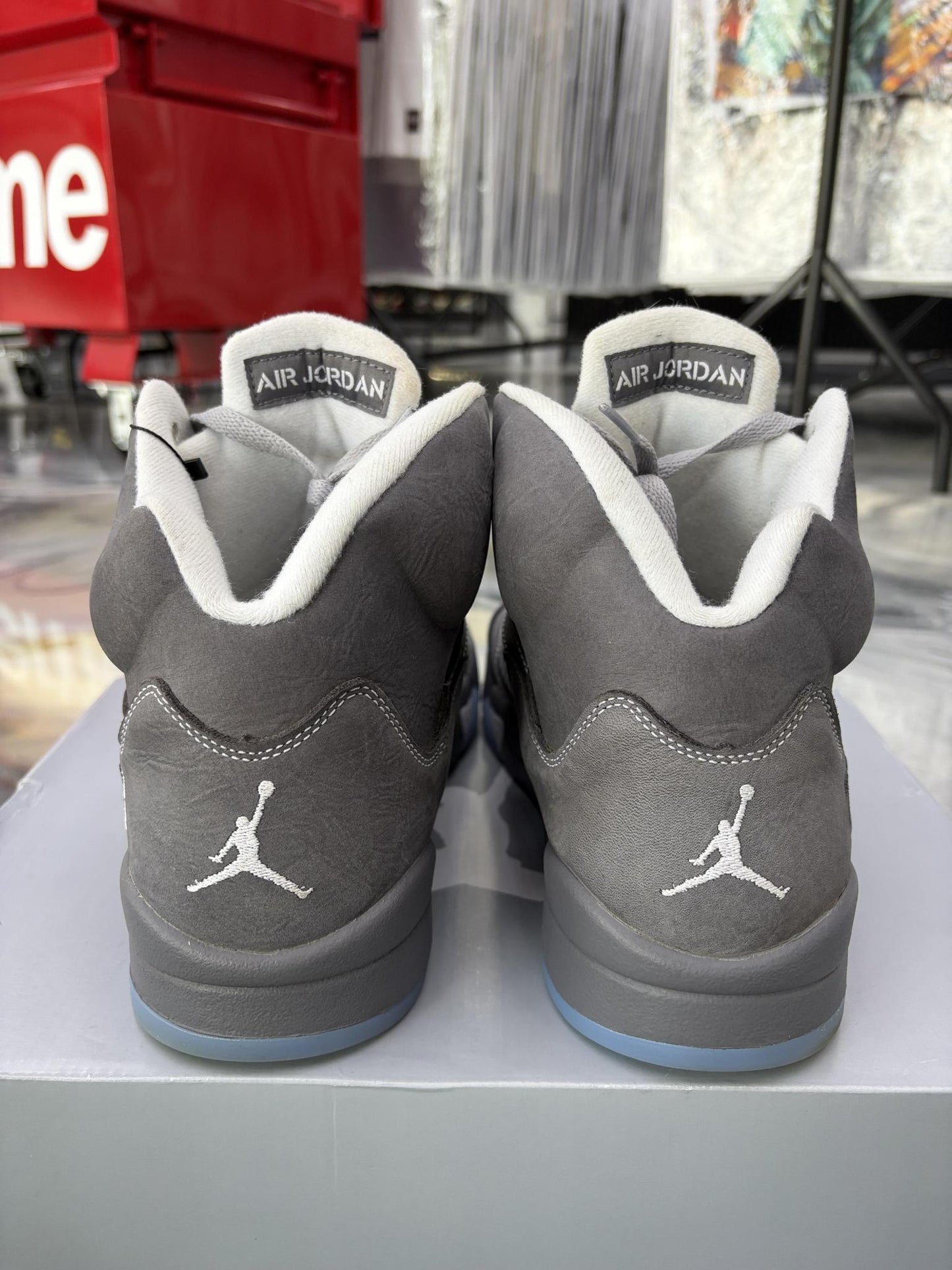 Jordan 5 "Wolf Grey" Used Size 11.5