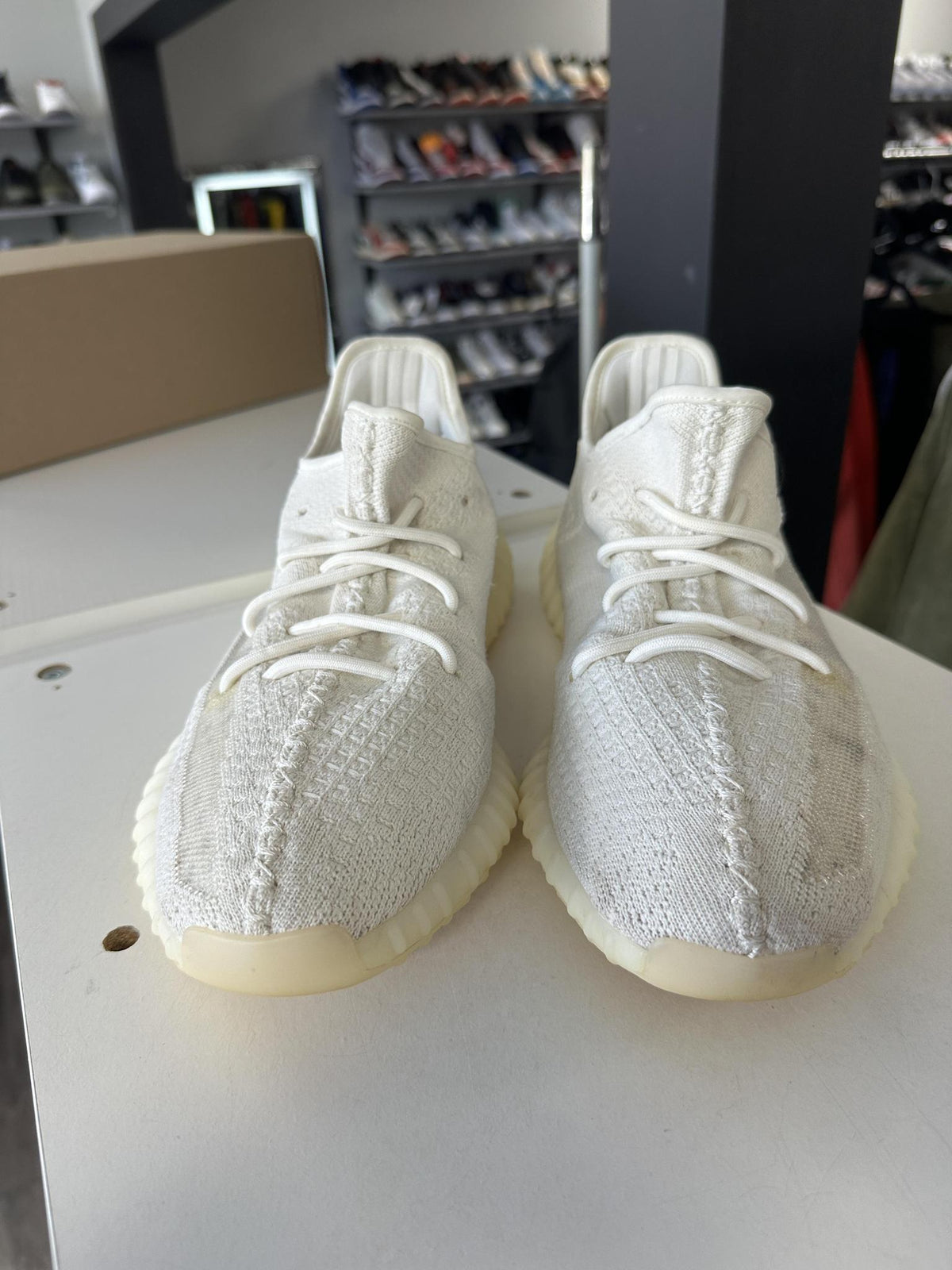 Adidas Yeezy 350 V2 "Bone" Used Size 10