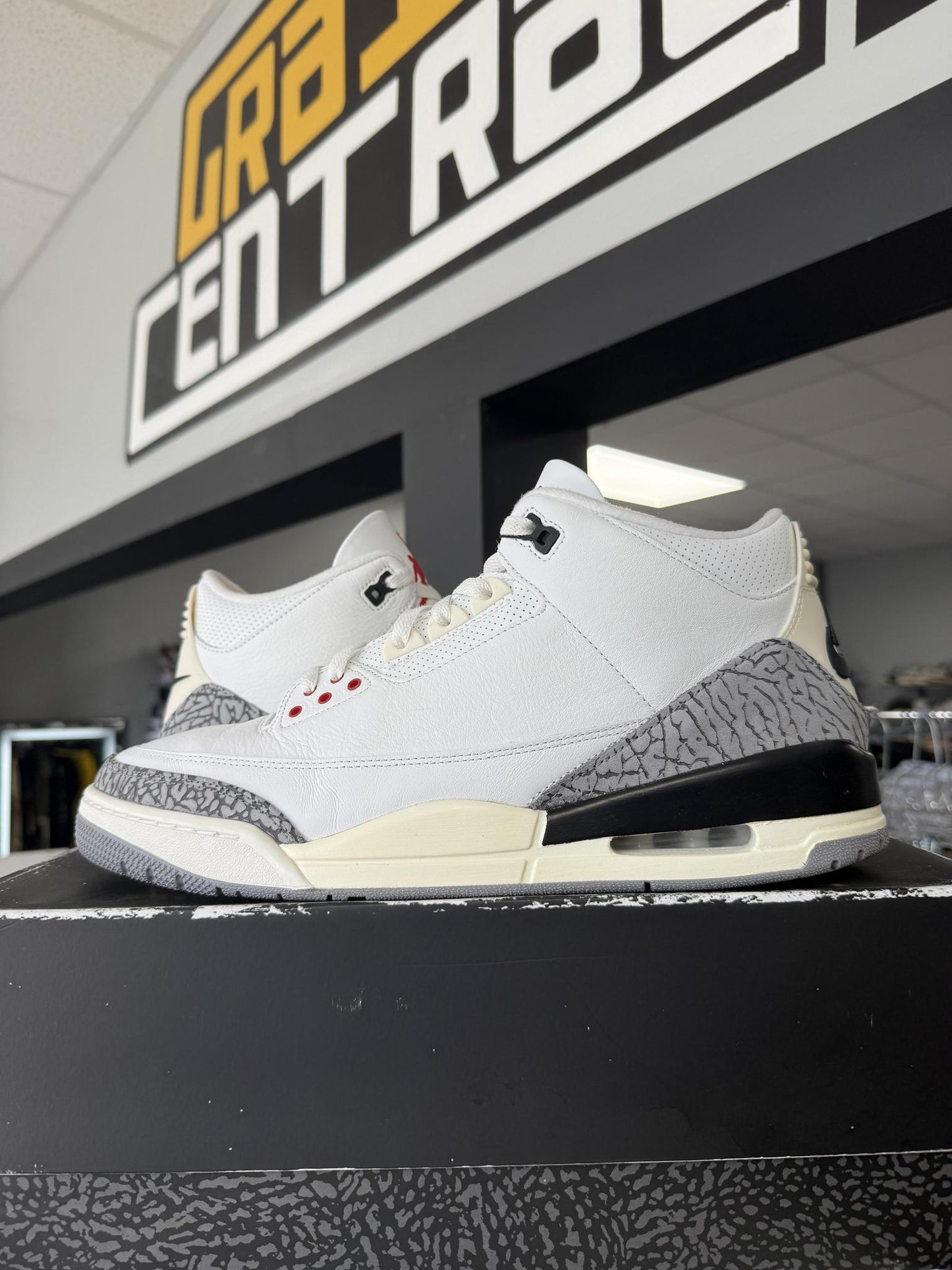 Jordan 3 "White Cement Reimagined" Used Size 13