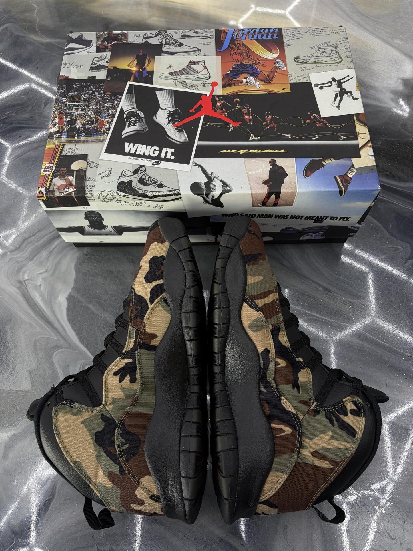 Jordan 10 "Camo" Used Size 12