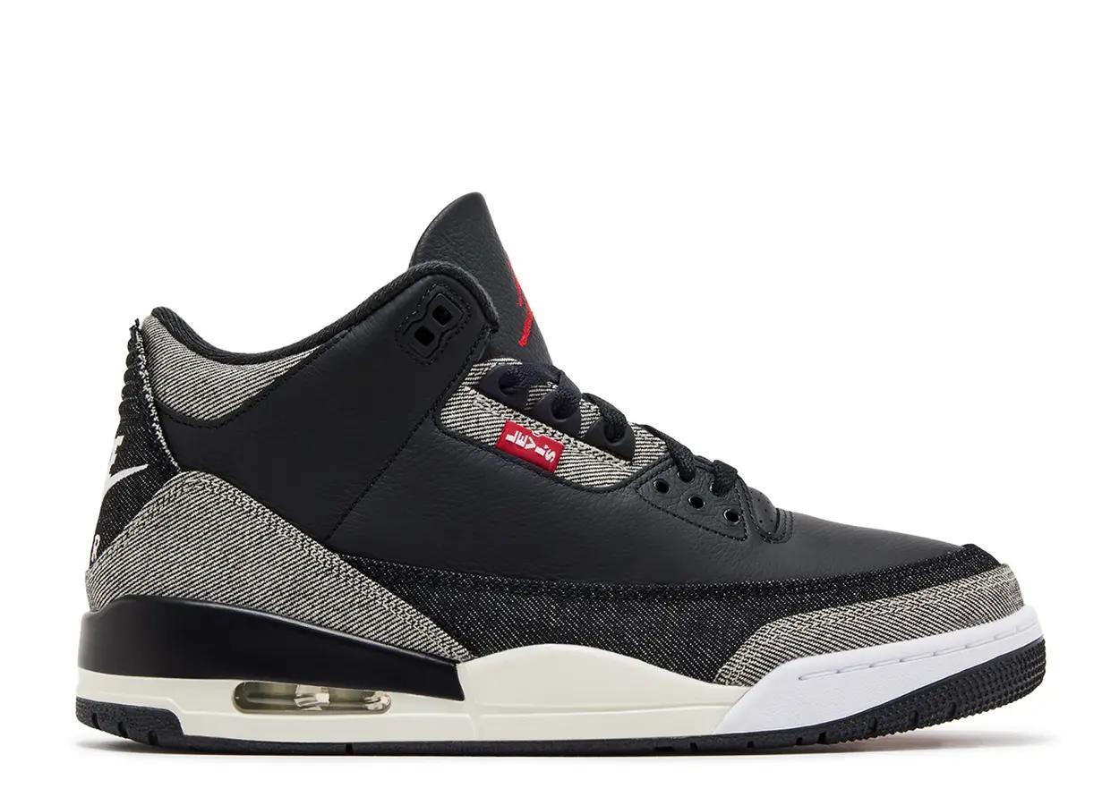 Jordan 3 X Levi's "Black"
