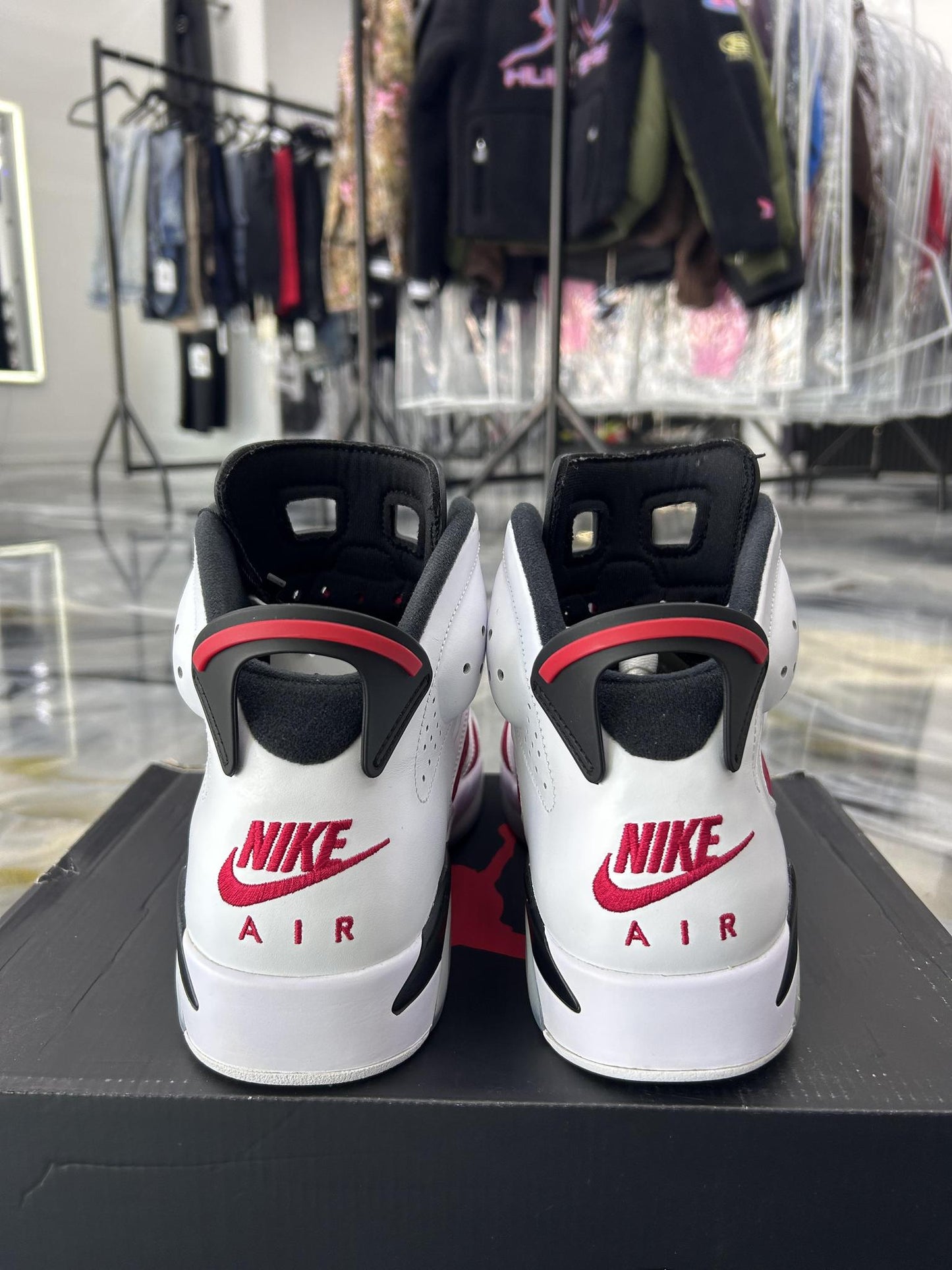 Jordan 6 "Carmine" Used Size 12