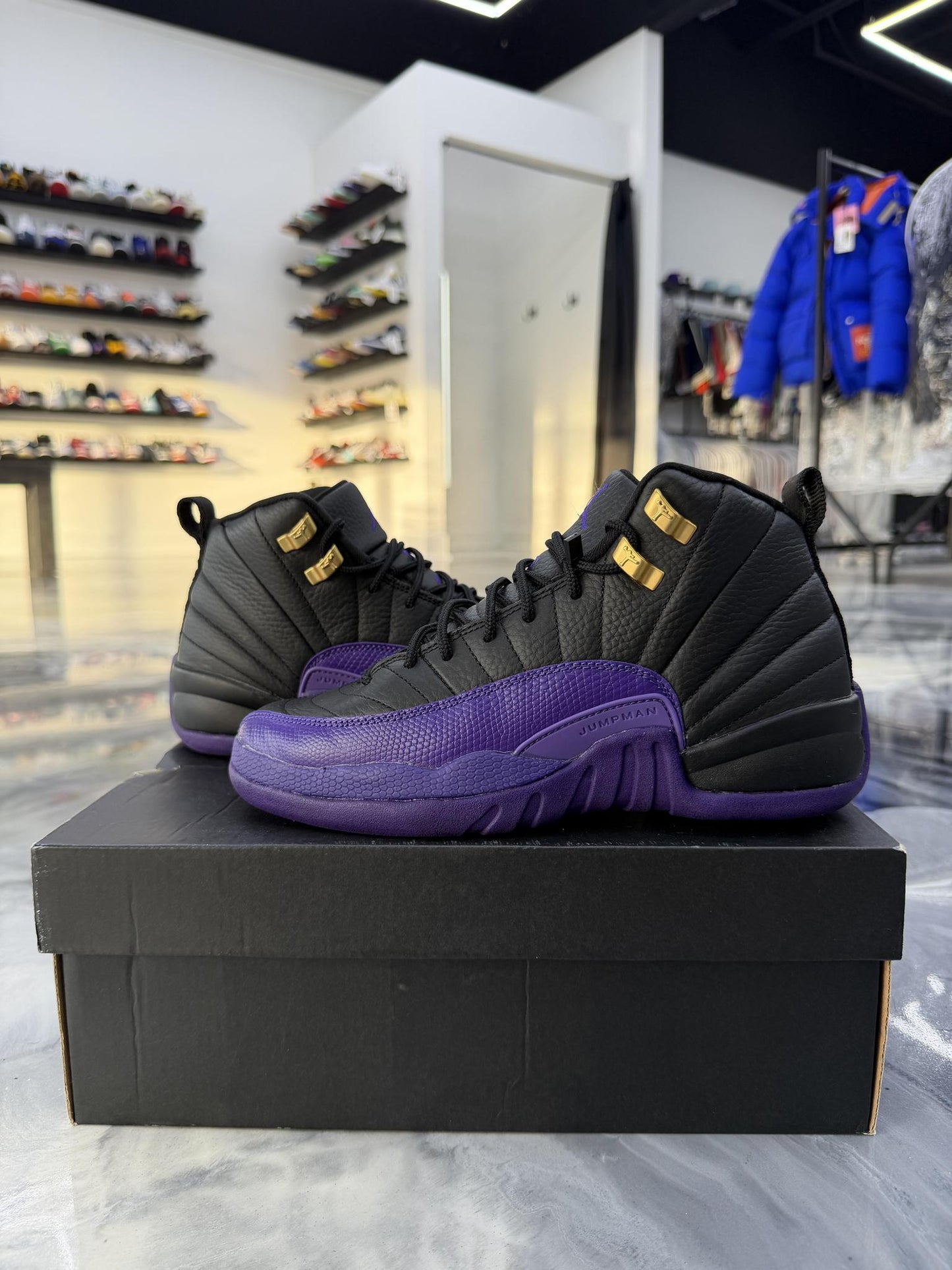 Jordan 12 Field Purple Used Size 5Y/6.5