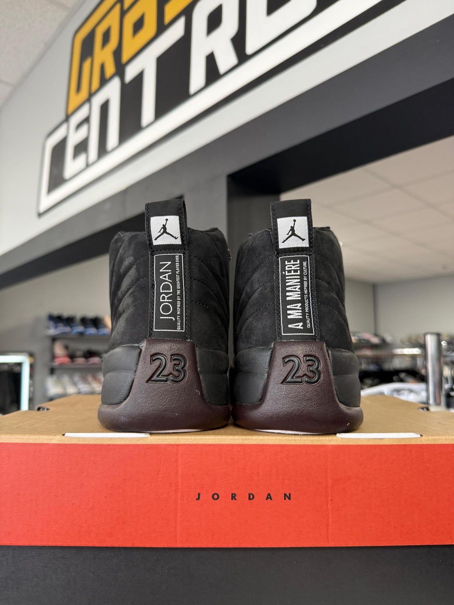 Jordan 12 x A Ma Maniere "Black" Used Size 8