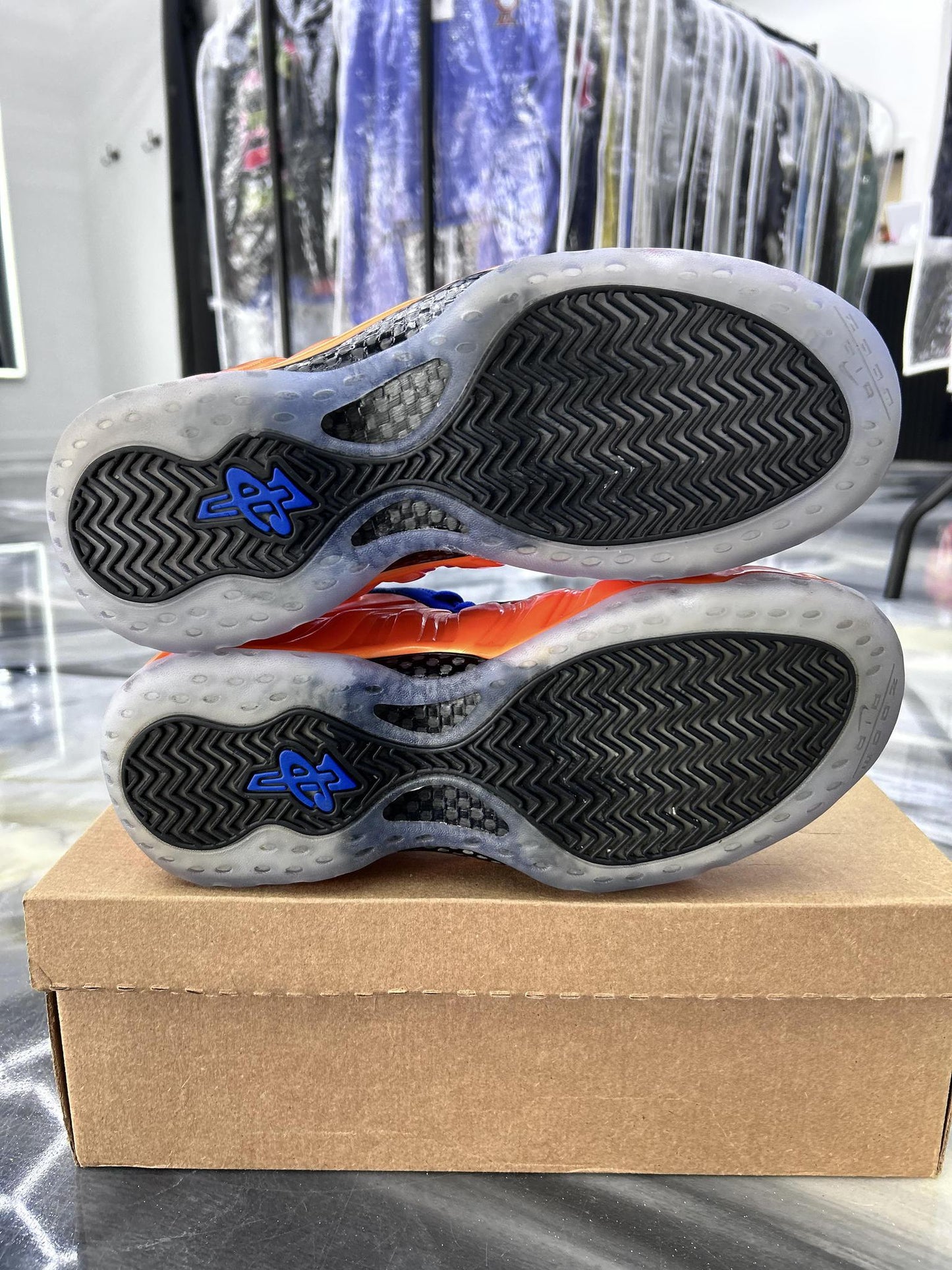 Nike Foamposite "Knicks" Used Size 10