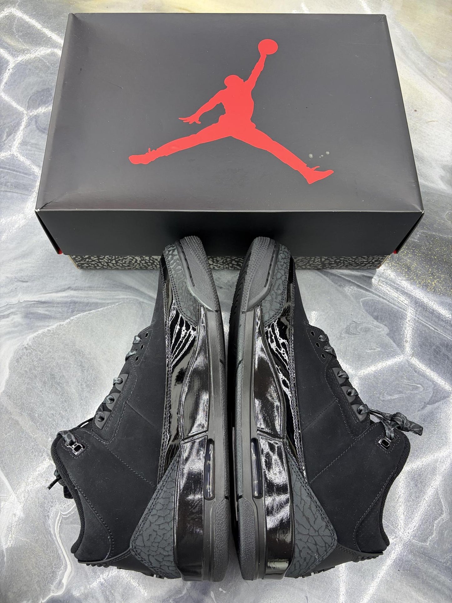 Jordan 3 "Black Cat" Used Size 11