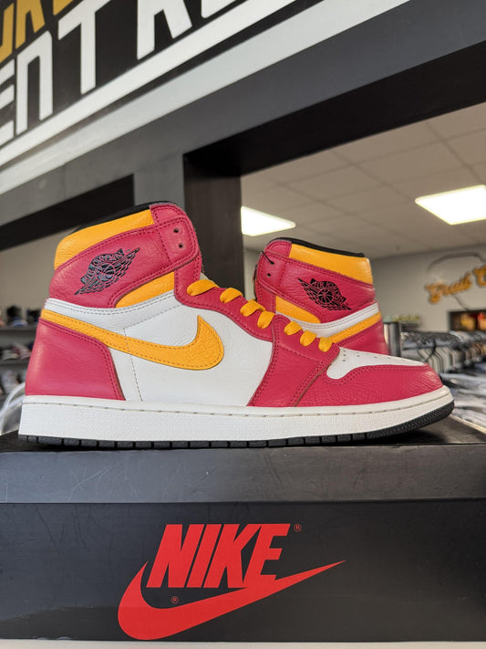 Jordan 1 "Light Fusion Red" Used Size 12