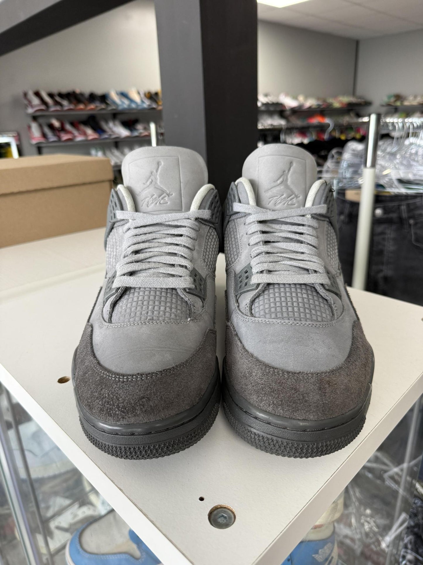 Jordan 4 "Wet Cement" Used Size 13