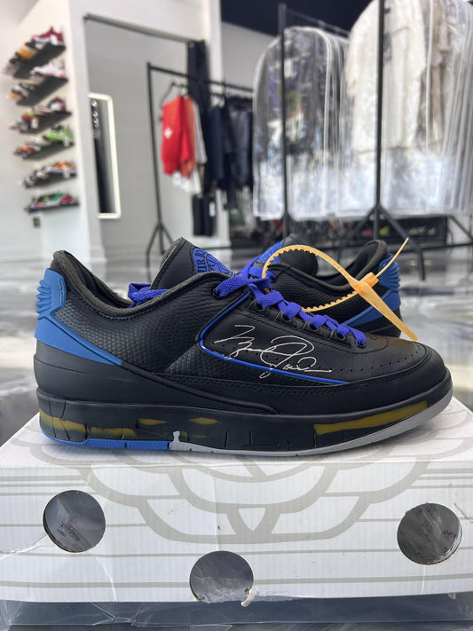 Jordan 2 Off White "Black Royal" Used Size 10