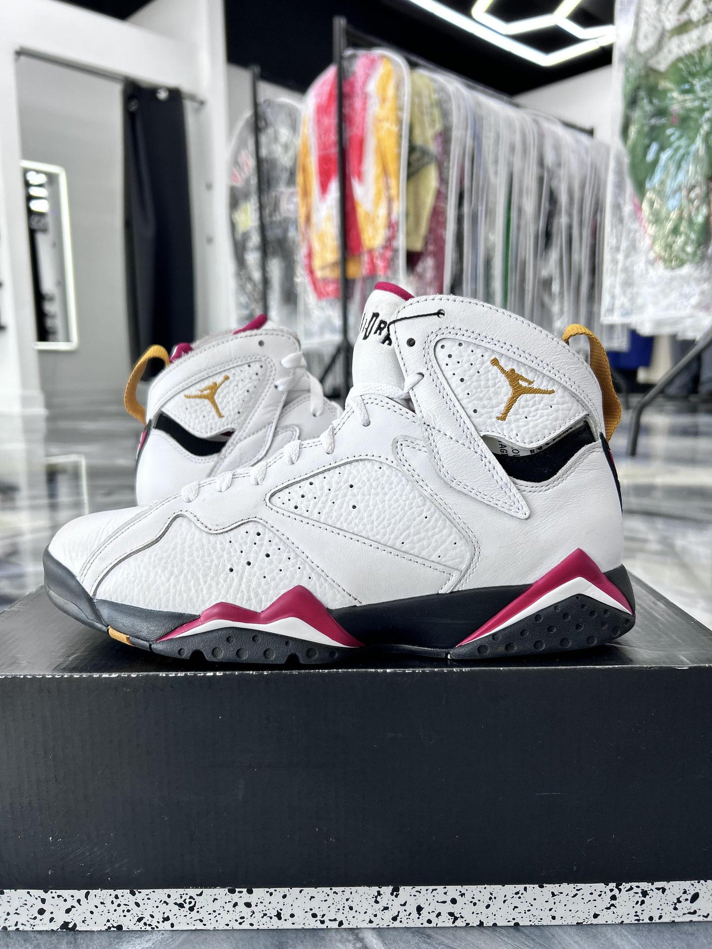 Jordan 7 "Cardinal" Used Size 8