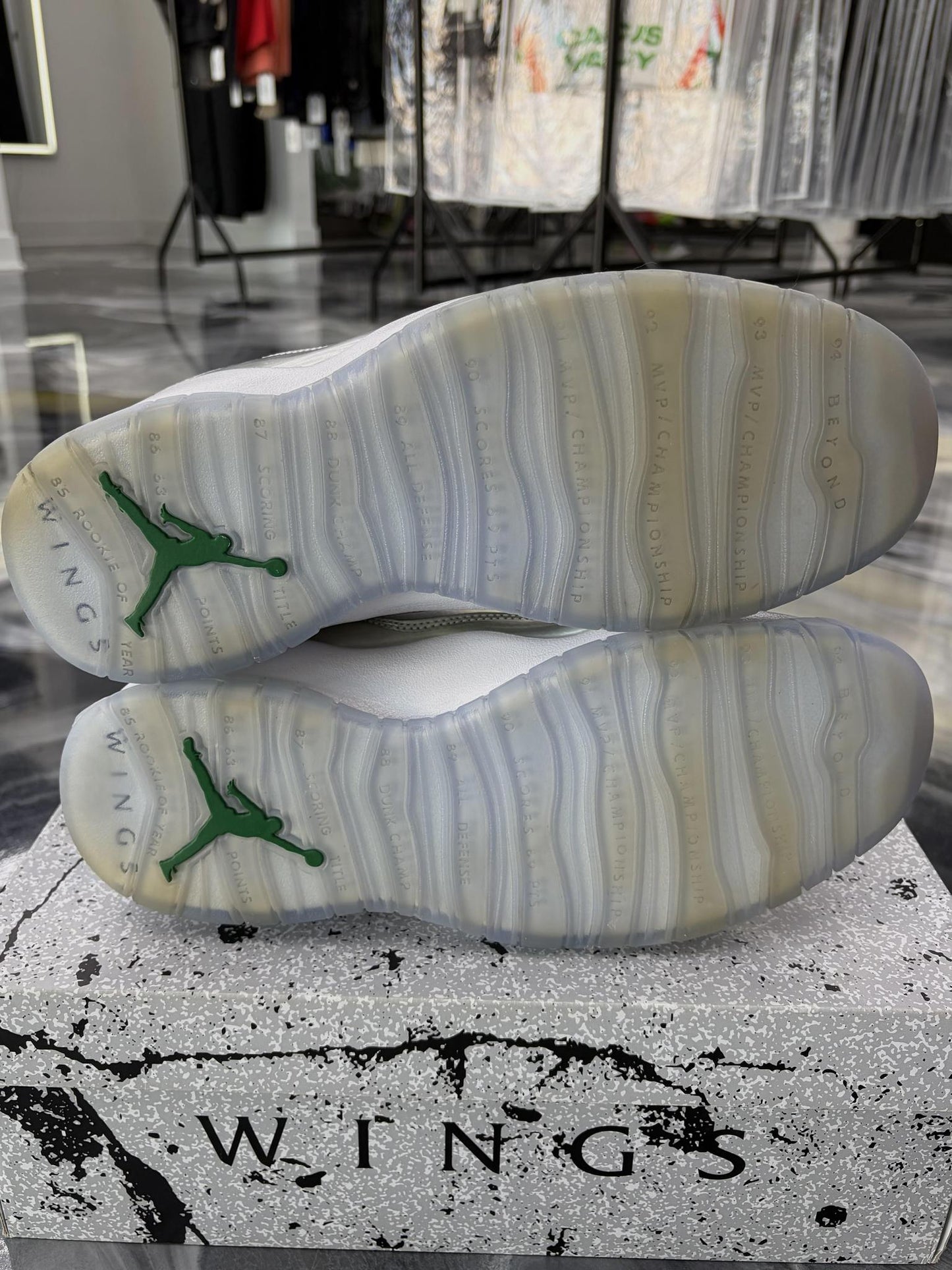 Jordan 10 "Wings" Used Size 12
