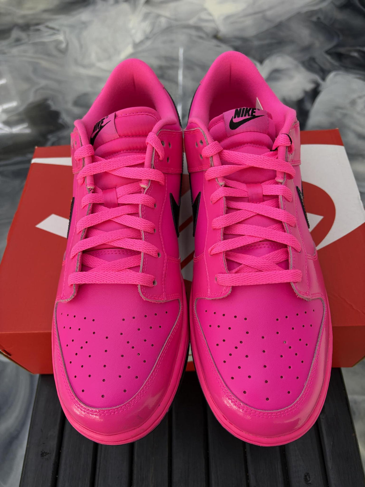 Nike Dunk Low "Pink Blast" Used Size 13