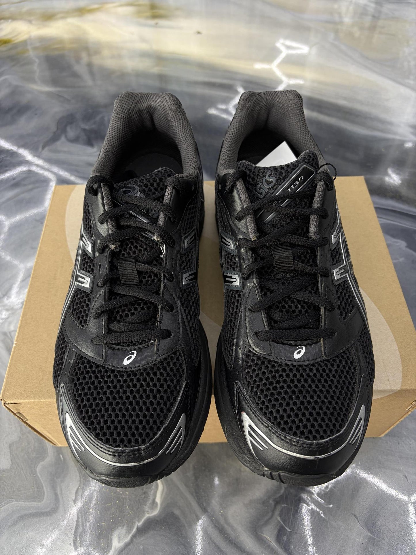 Asics Gel 1130 "Black Pure Silver" Used Size 9.5
