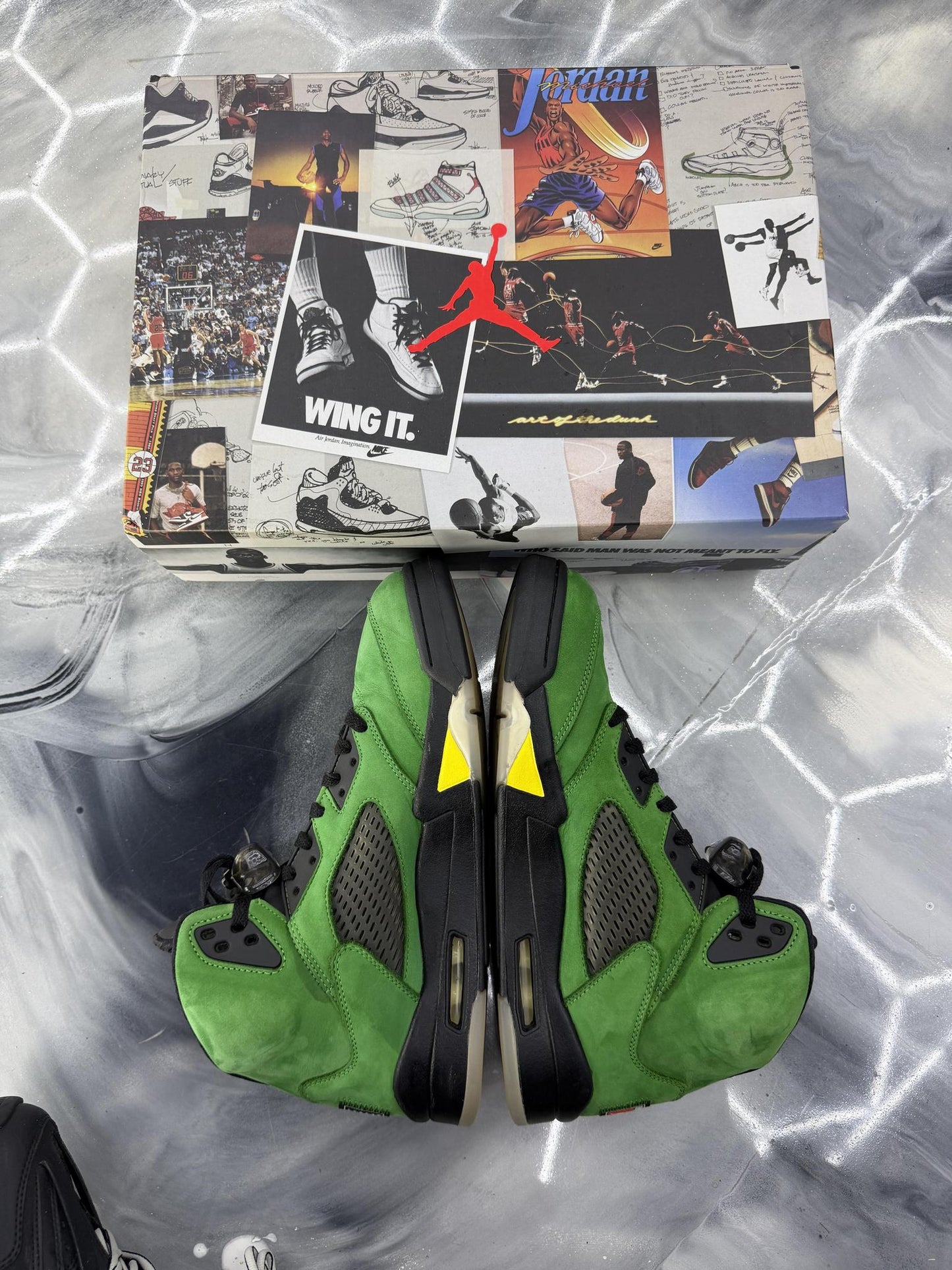 Jordan 5 "Oregon" Used Size 11
