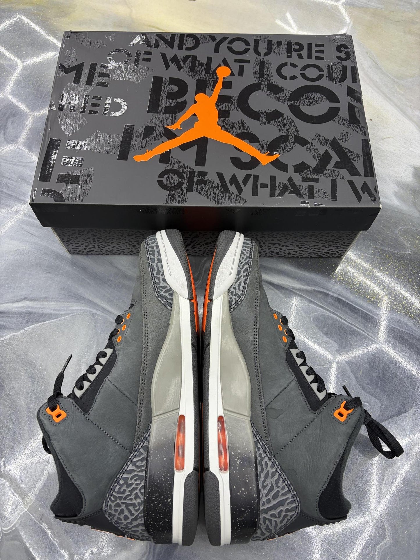 Jordan 3 "Fear" Used Size 9