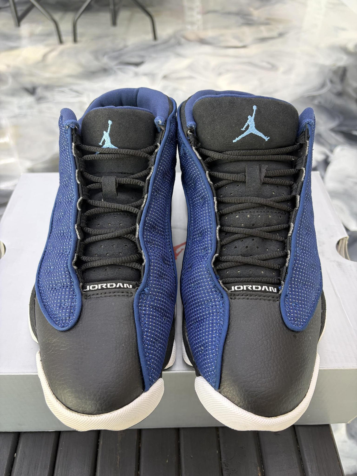Jordan 13 Low "Brave Blue" Used Size 9