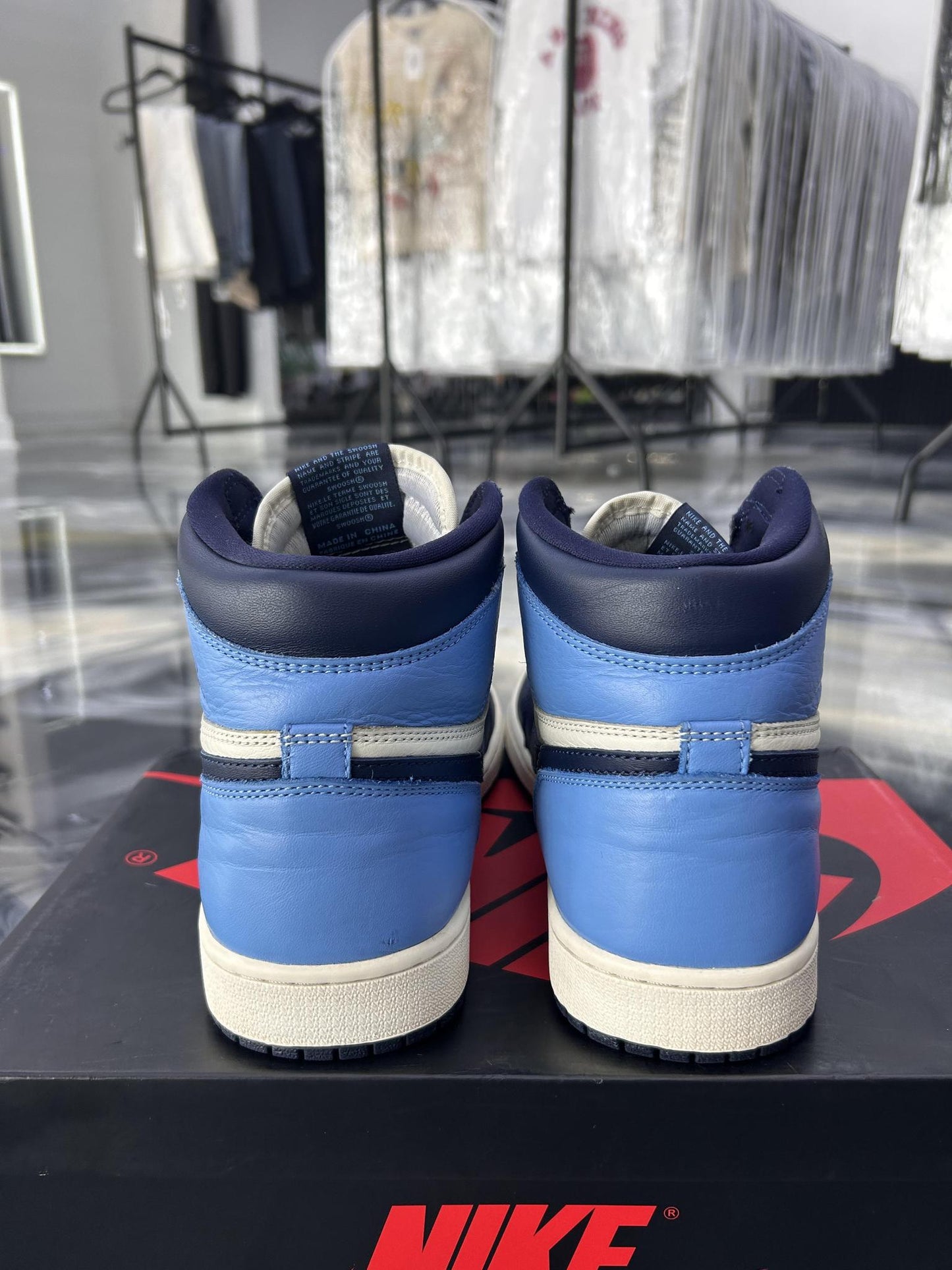 Jordan 1 High "Obsidian" Used Size 10