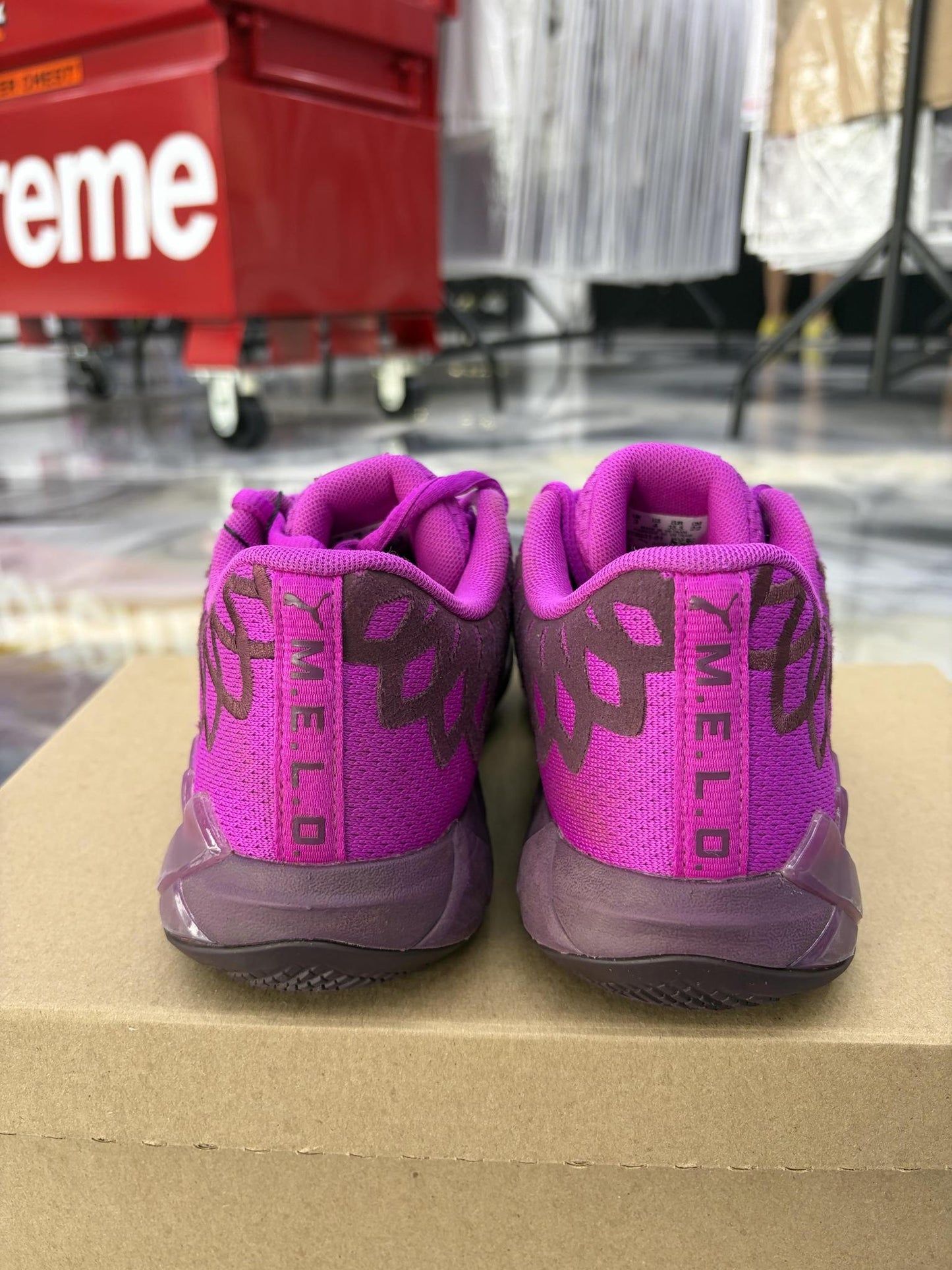 Puma Lamelo Ball "Disco" Used Size 4Y/5.5W