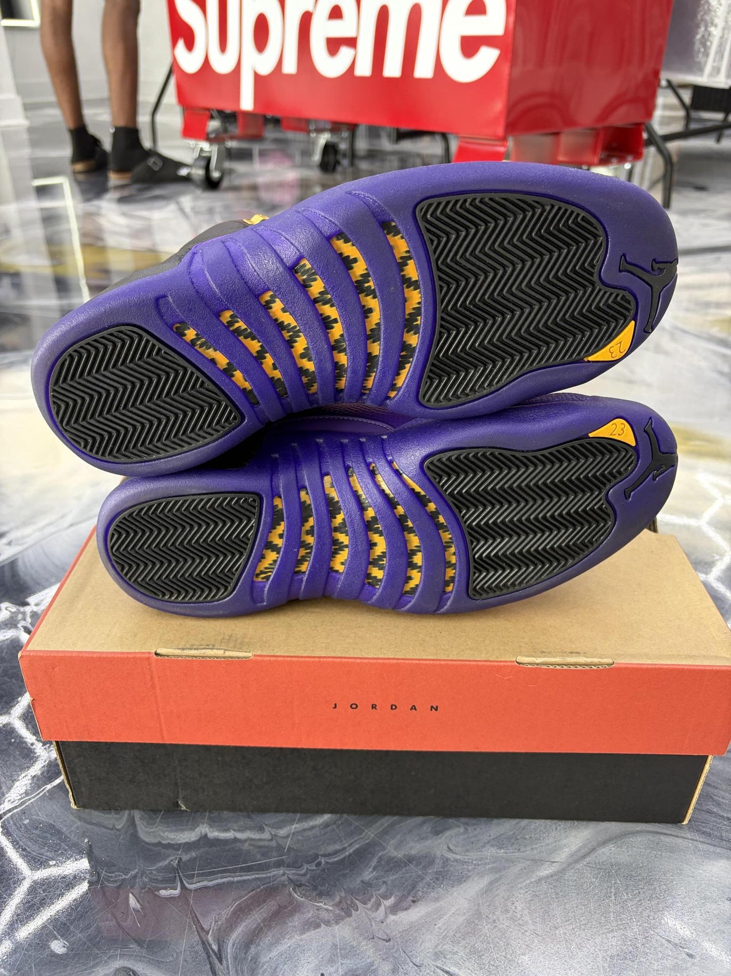 Jordan 12 "Field Purple" Used Size 11