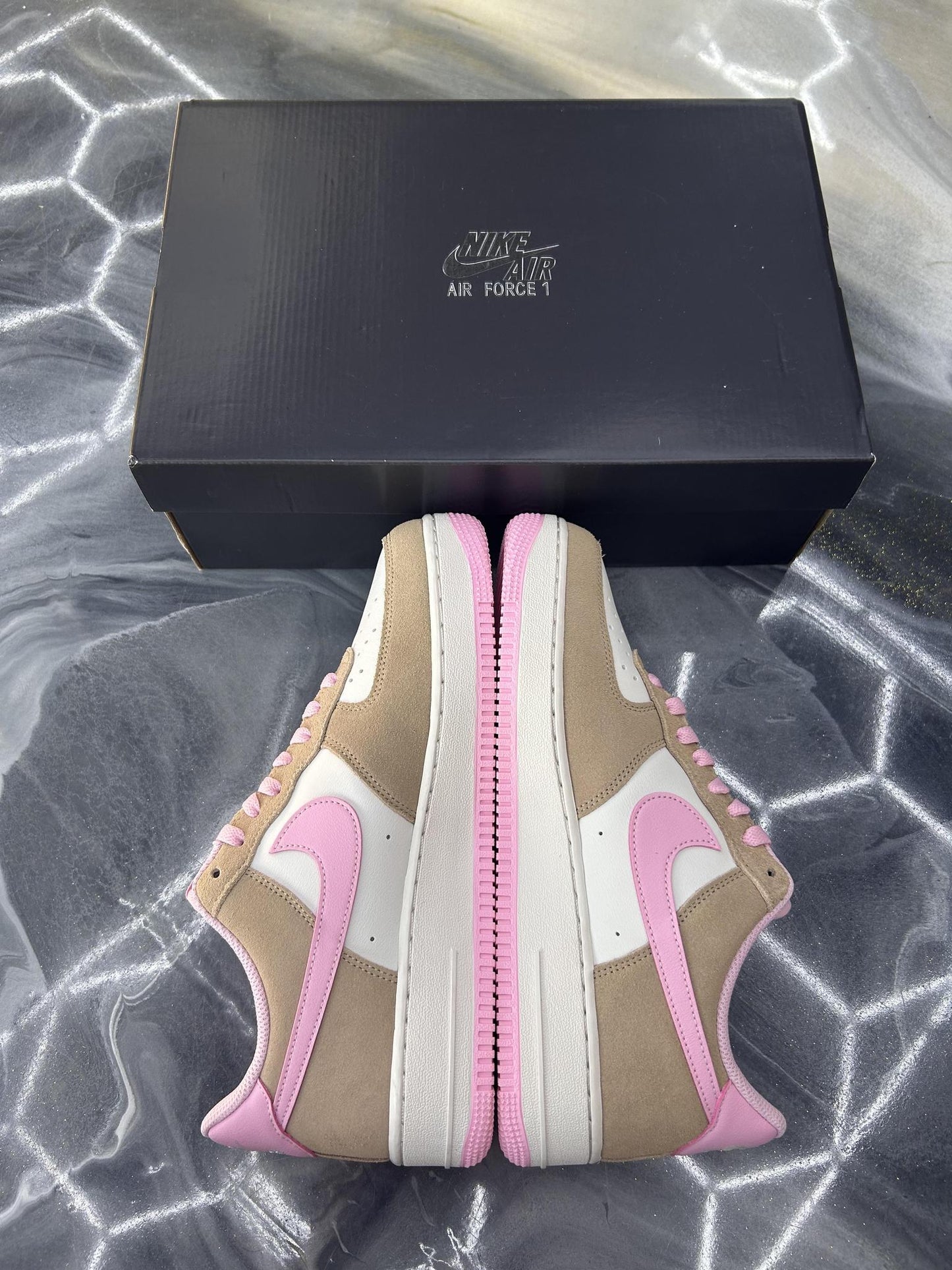Nike Air Force 1 Low "Rattan Phantom Soft Pink" Used Size 9