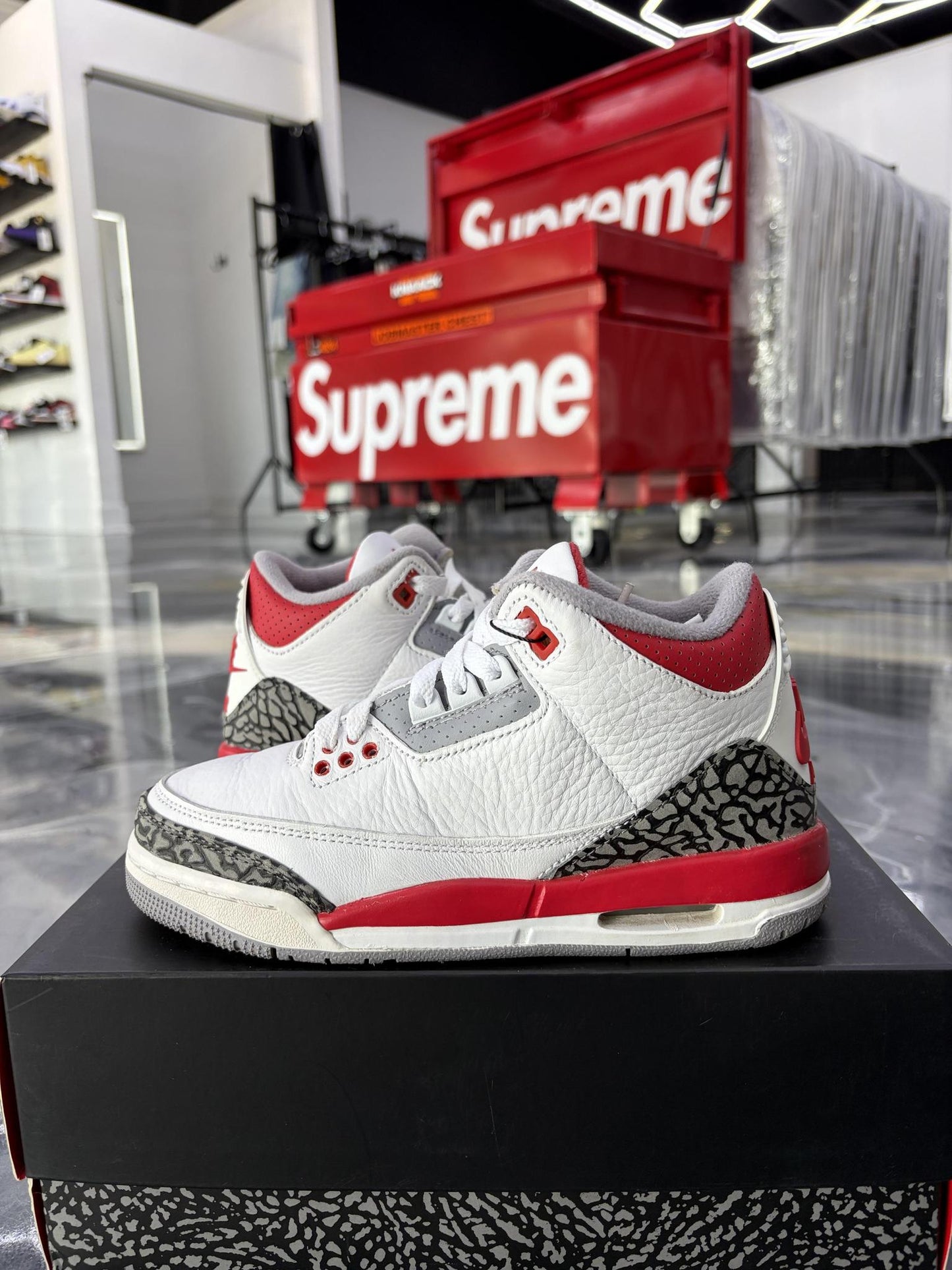 Jordan 3 "Fire Red" Used Size 4Y/5.5W