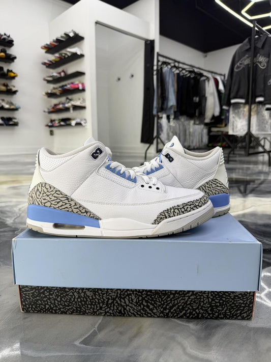 Jordan 3 UNC Used Size 13