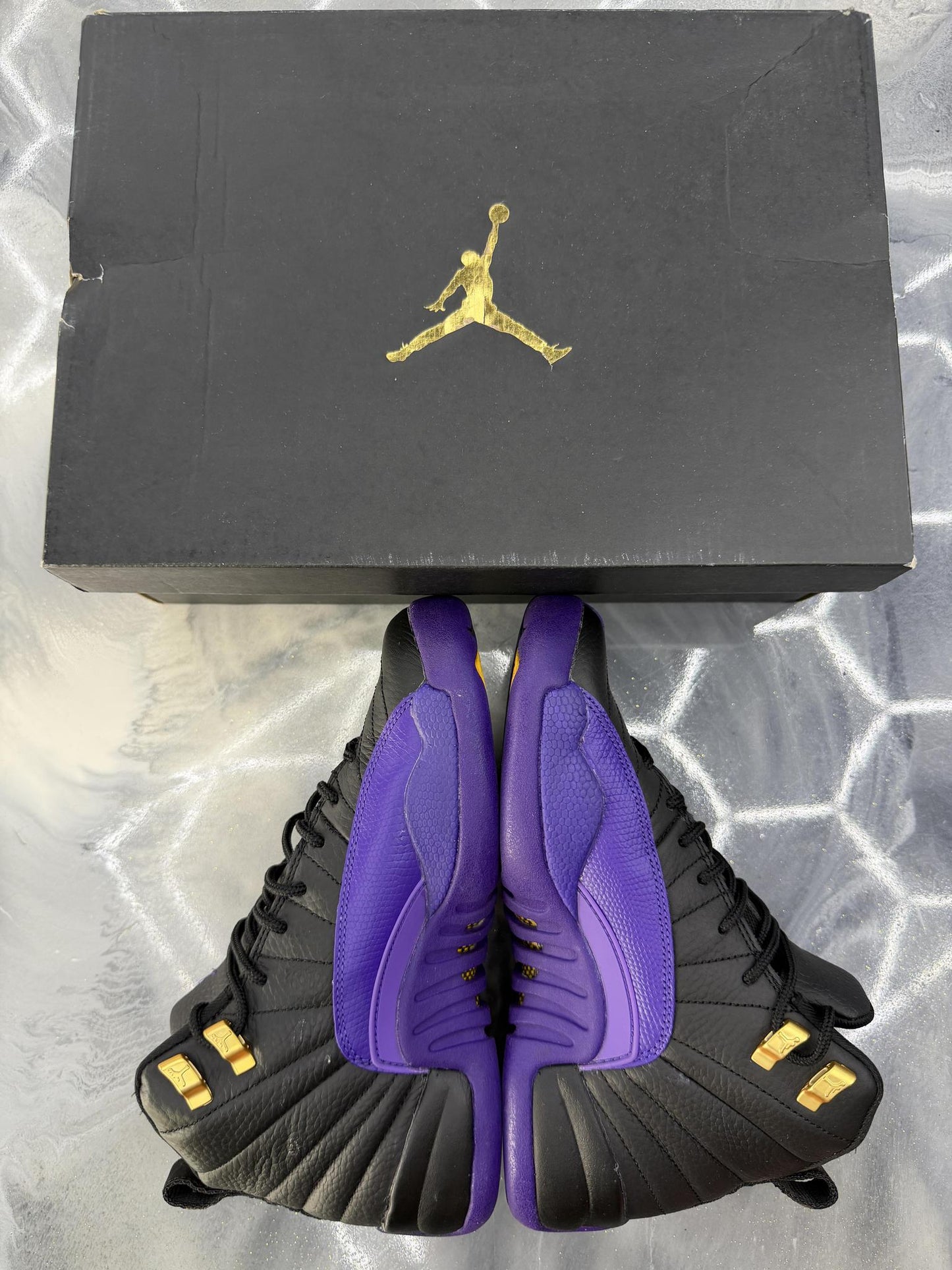 Jordan 12 Field Purple Used Size 5Y/6.5