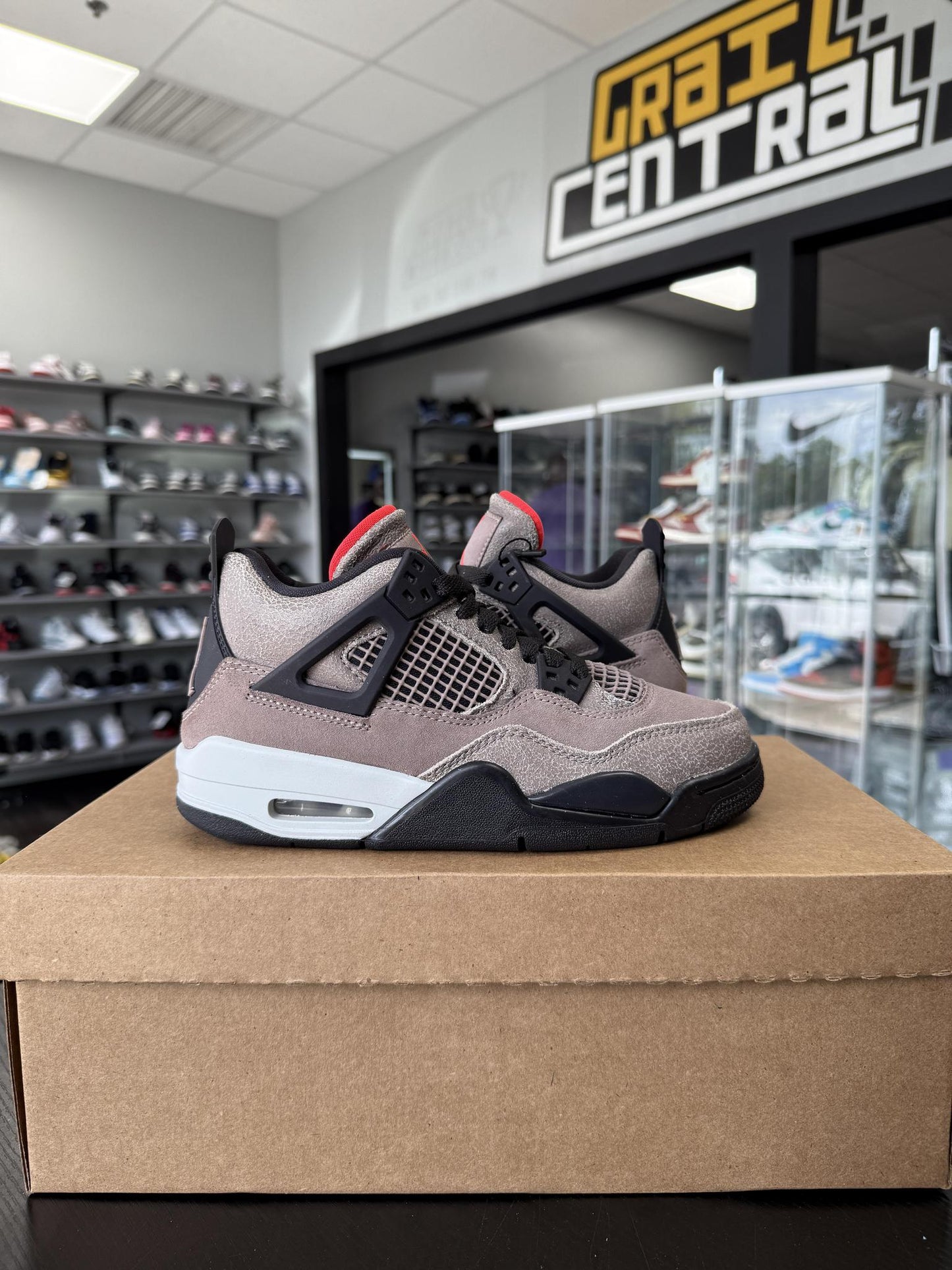 Jordan 4 "Taupe Haze" Used Size 4Y/5.5W