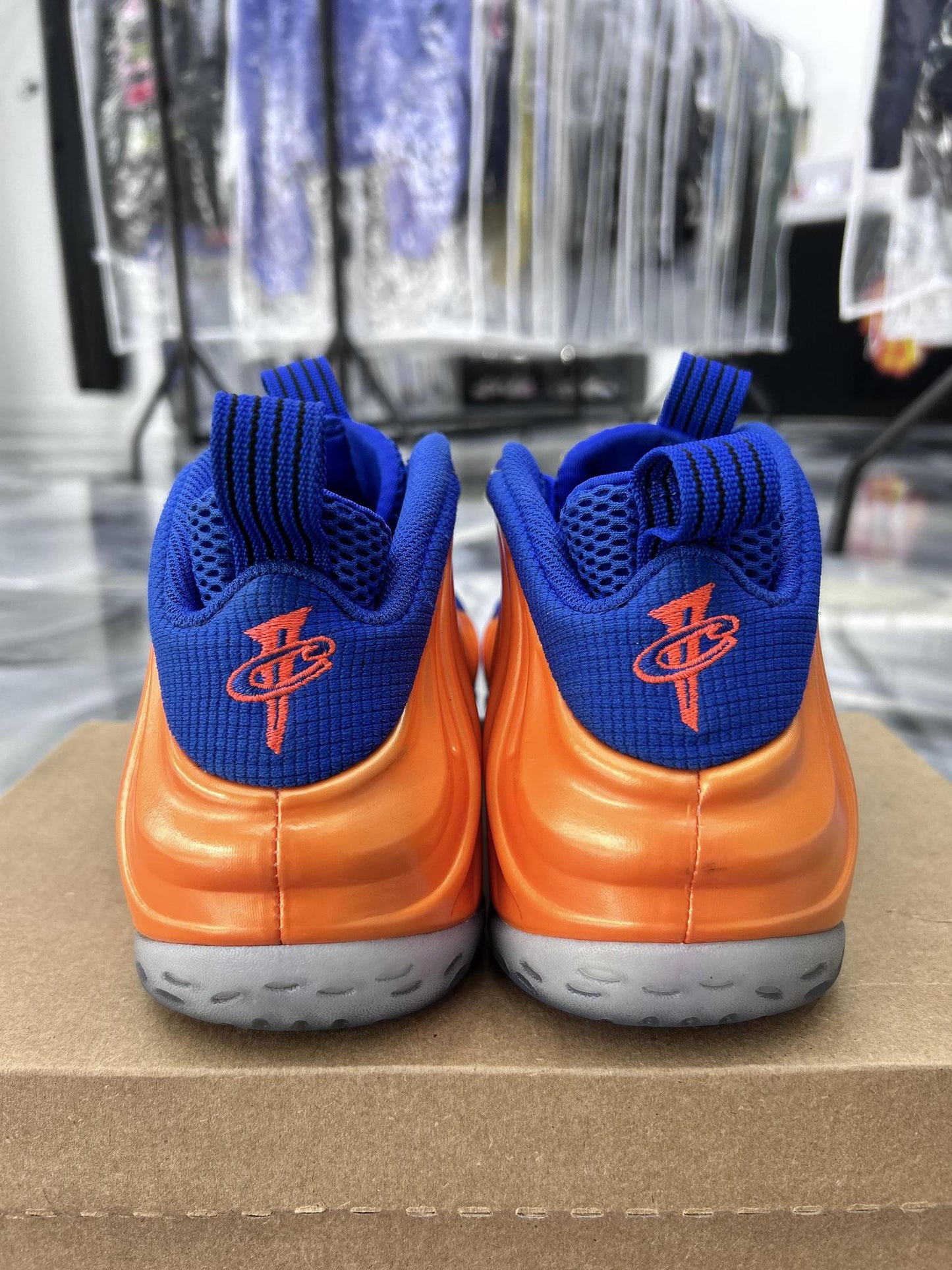 Nike Foamposite "Knicks" Used Size 10