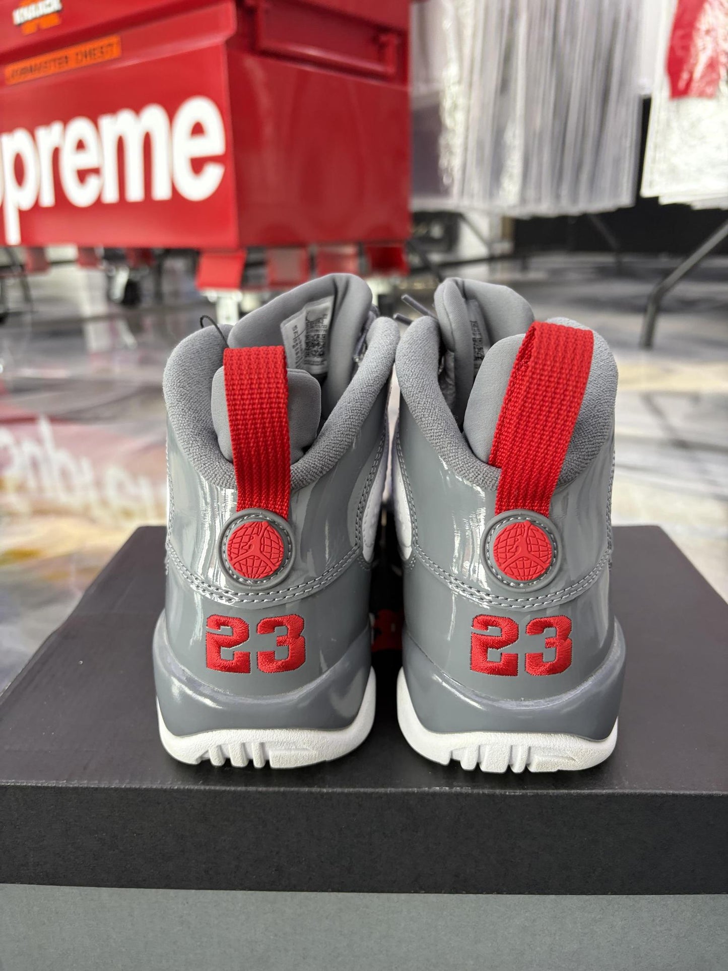 Jordan 9 "Fire Red" Used Size 7Y/8.5W