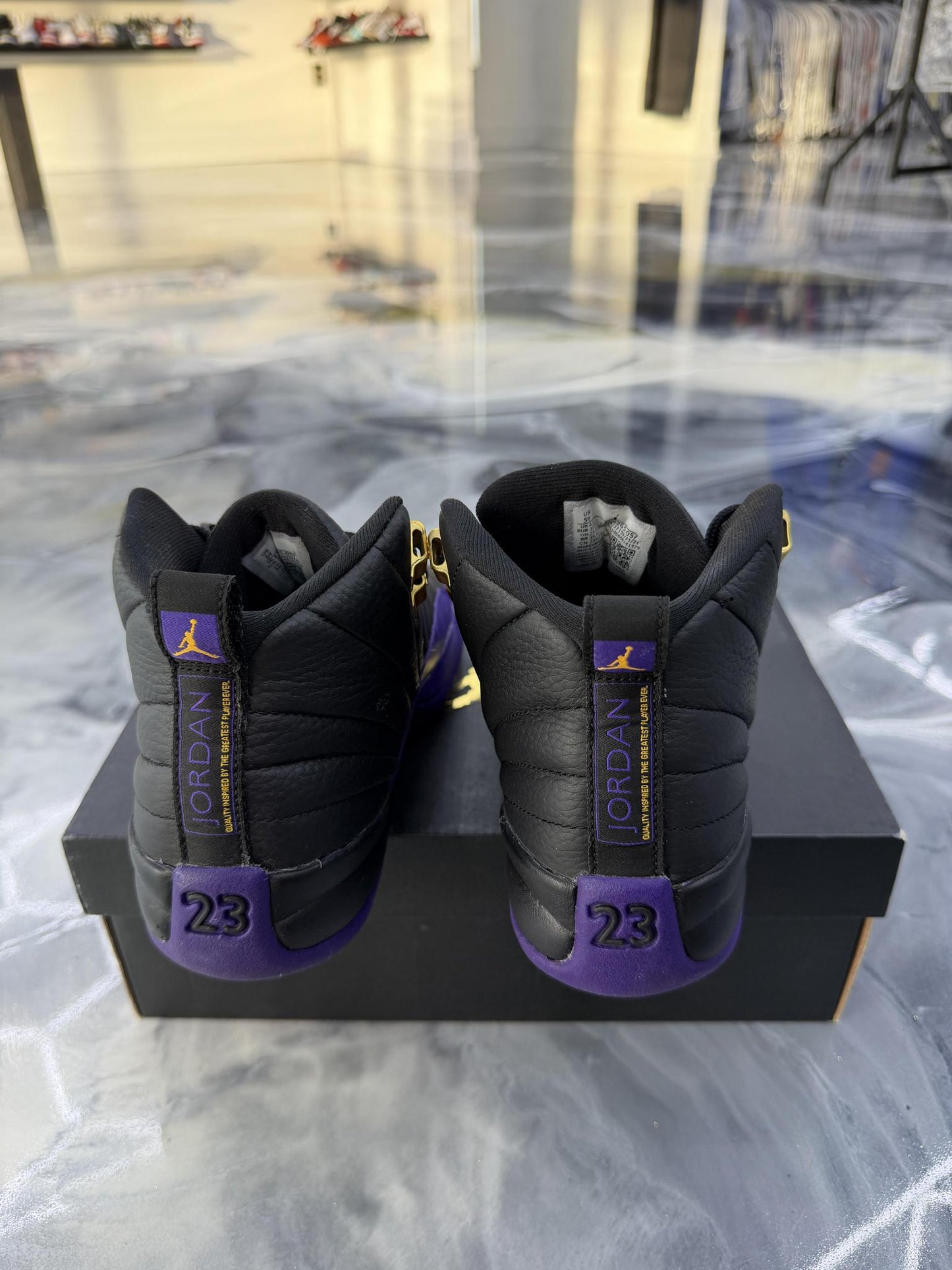 Jordan 12 Field Purple Used Size 5Y/6.5