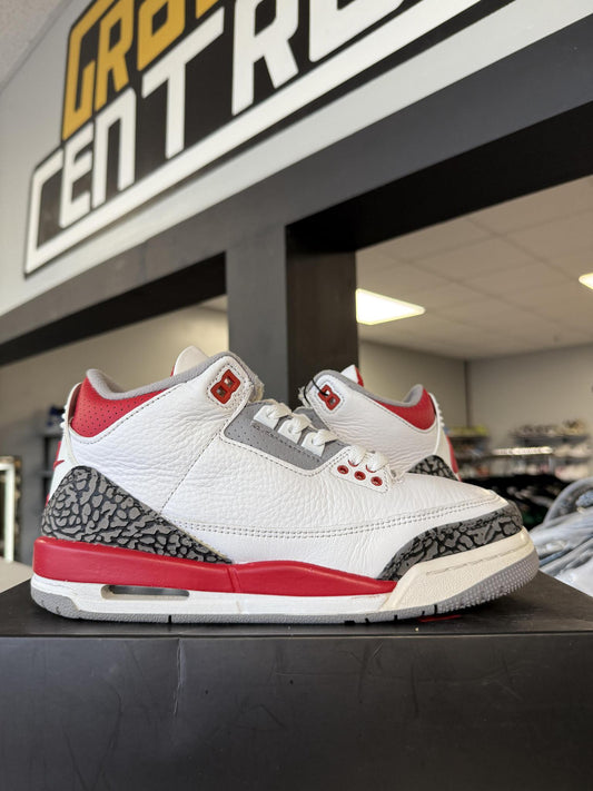 Jordan 3 "Fire Red" Used Size 6.5Y/8W