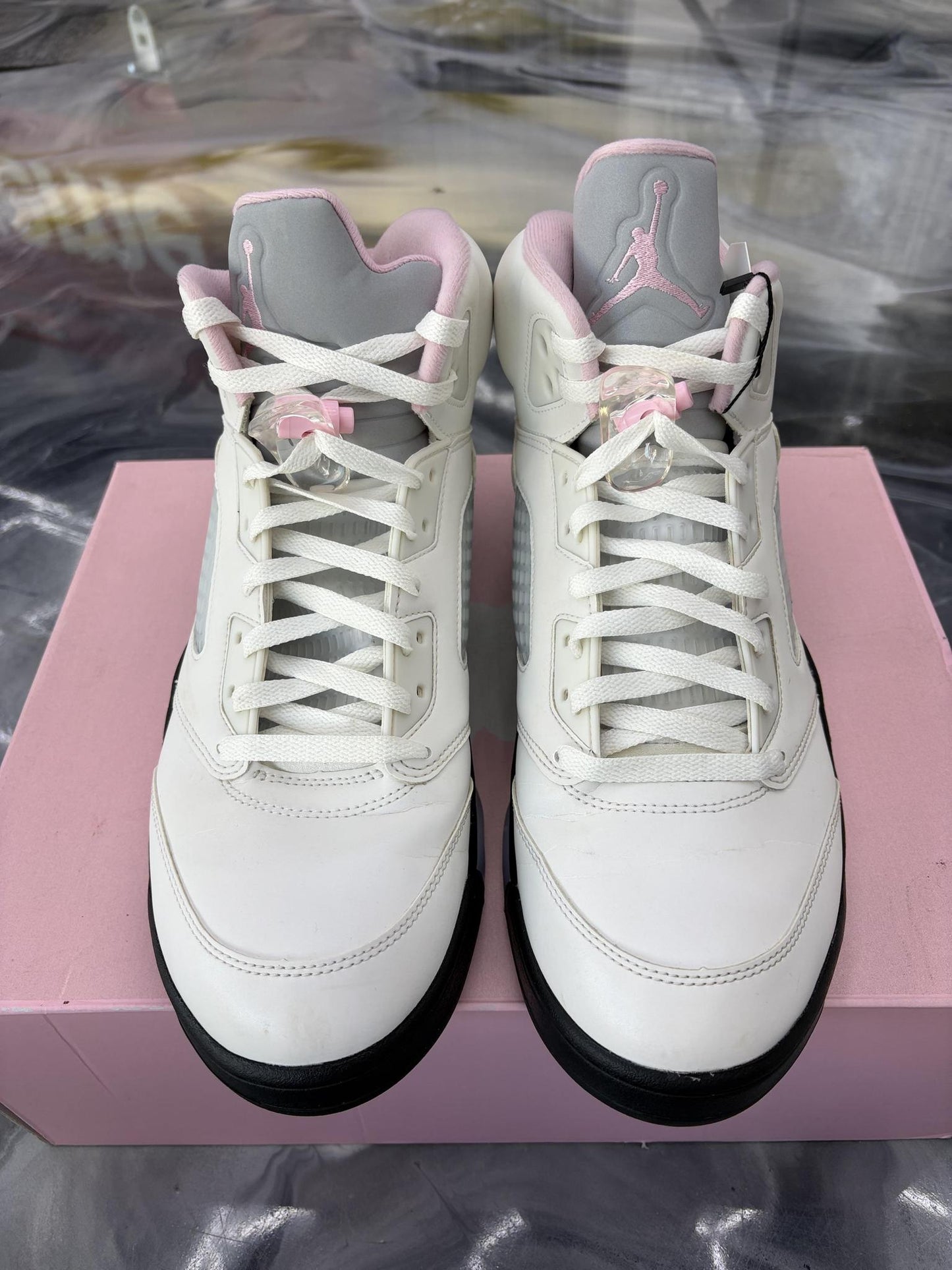 Jordan 5 "Medium Soft Pink" Used Size 13