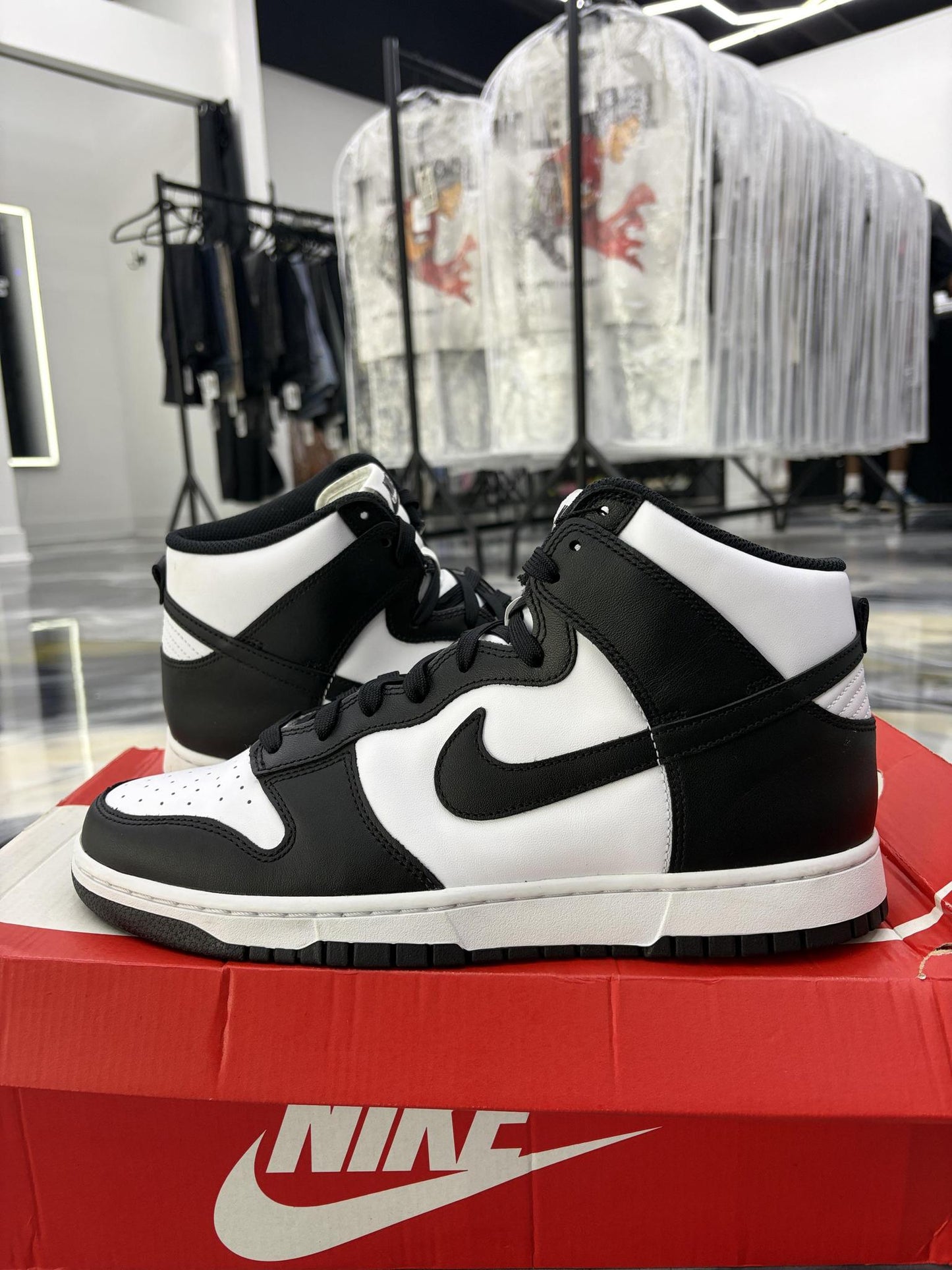 Nike Dunk High "Panda" Used Size 12
