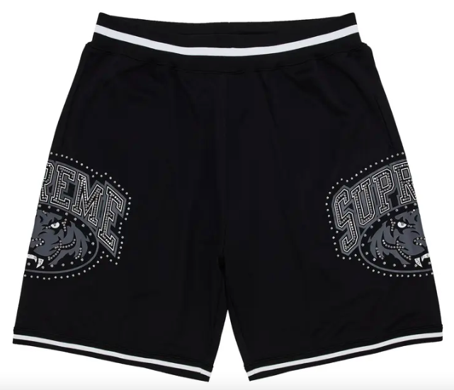 Supreme Studded Basketball Shorts "Black"