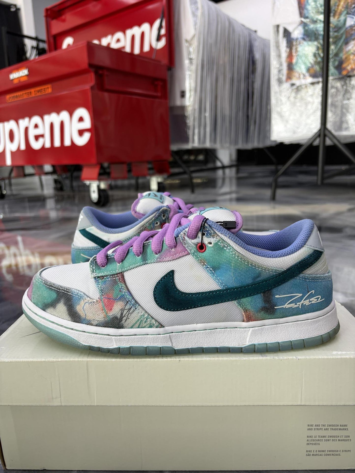 Nke SB Dunk Low "Futura" Used Size 9.5