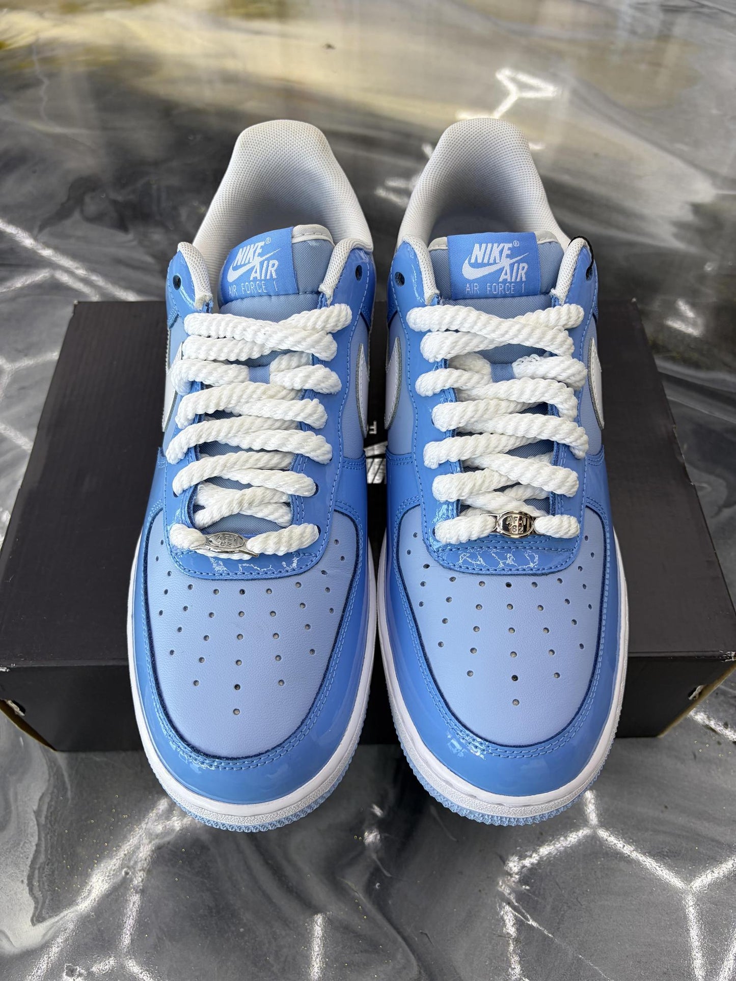 Nike Air Force 1 "Psychic Blue" Used Size 10
