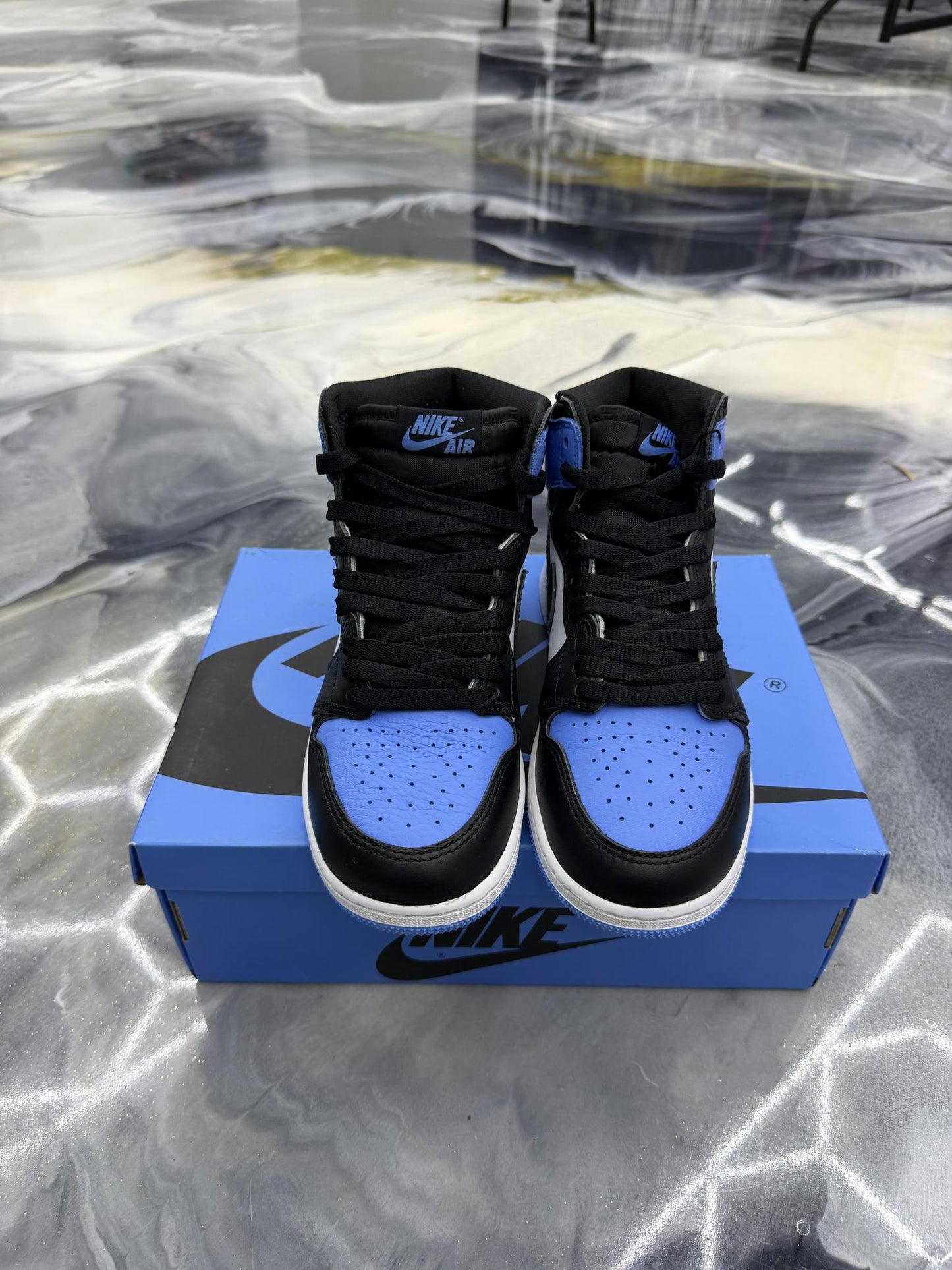Jordan 1 UNC Toe Used Size 5.5Y/7W