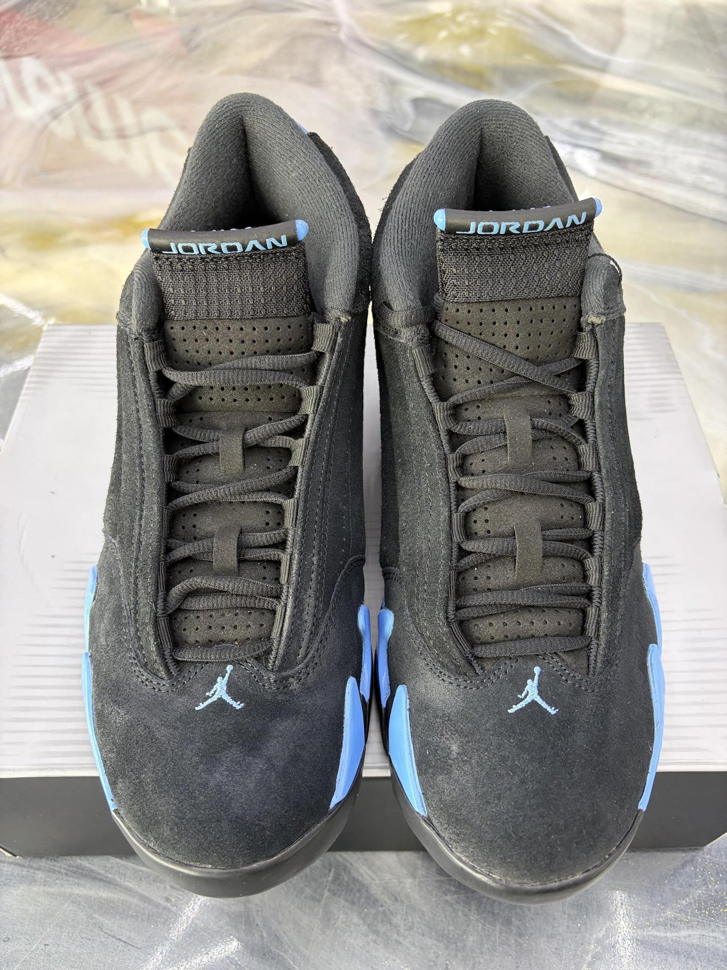 Jordan 14 "University Blue" Used Size 10.5