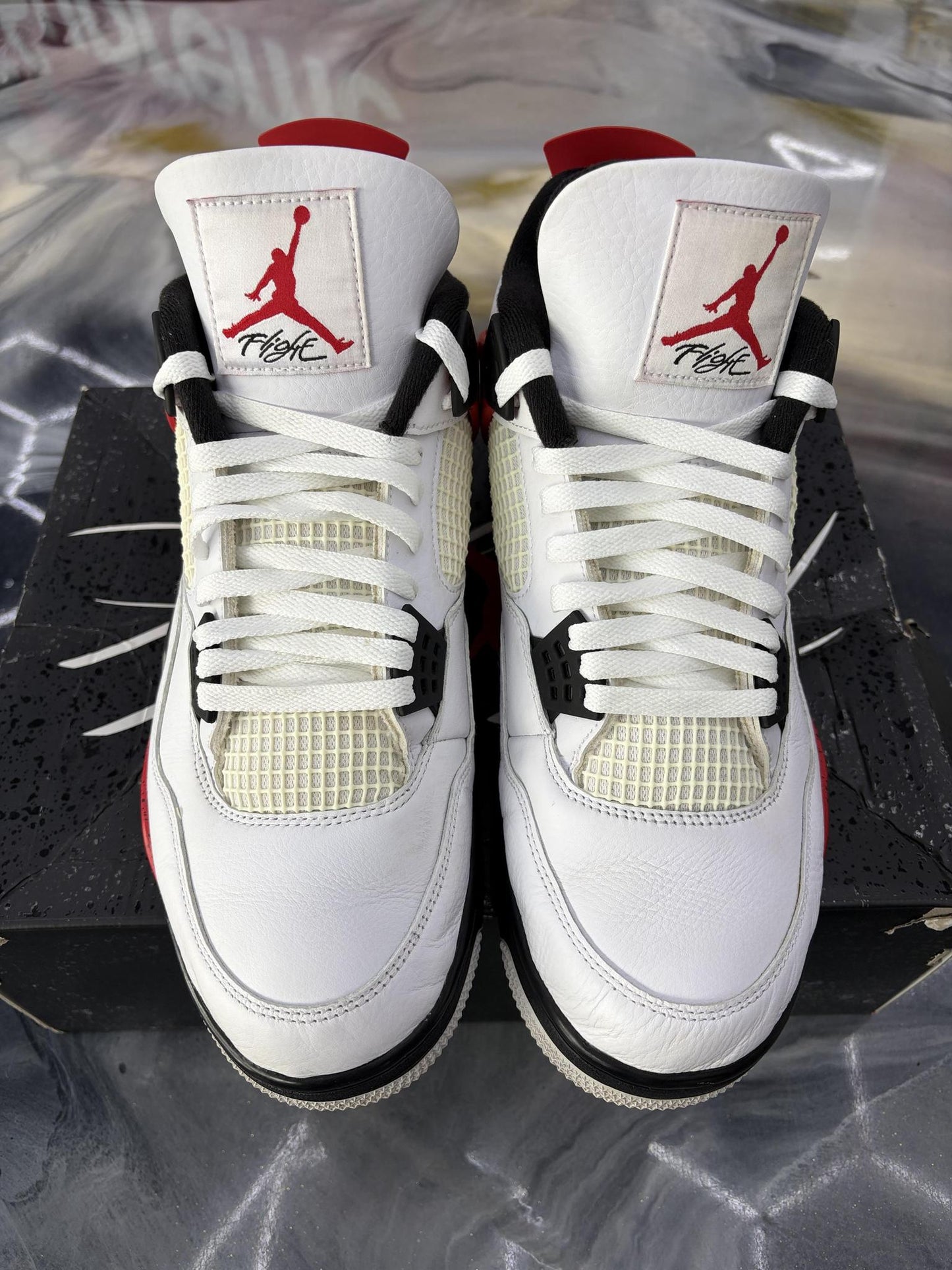 Jordan 4 "Red Cement" Used Size 13