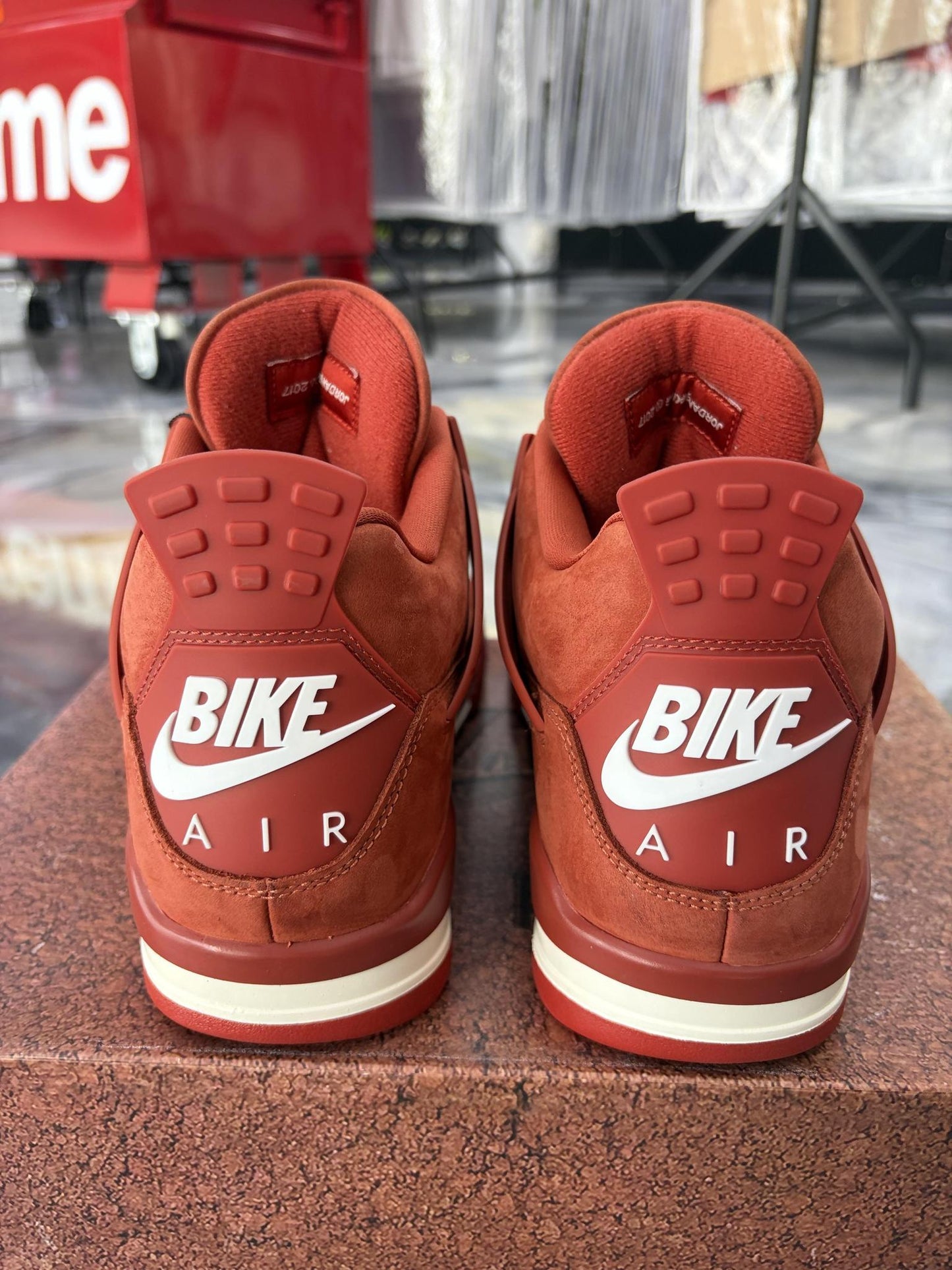 Jordan 4 "Brick By Brick" Used Size 9.5