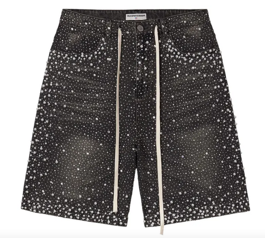 Vale Rainstorm Jean Shorts "Black"