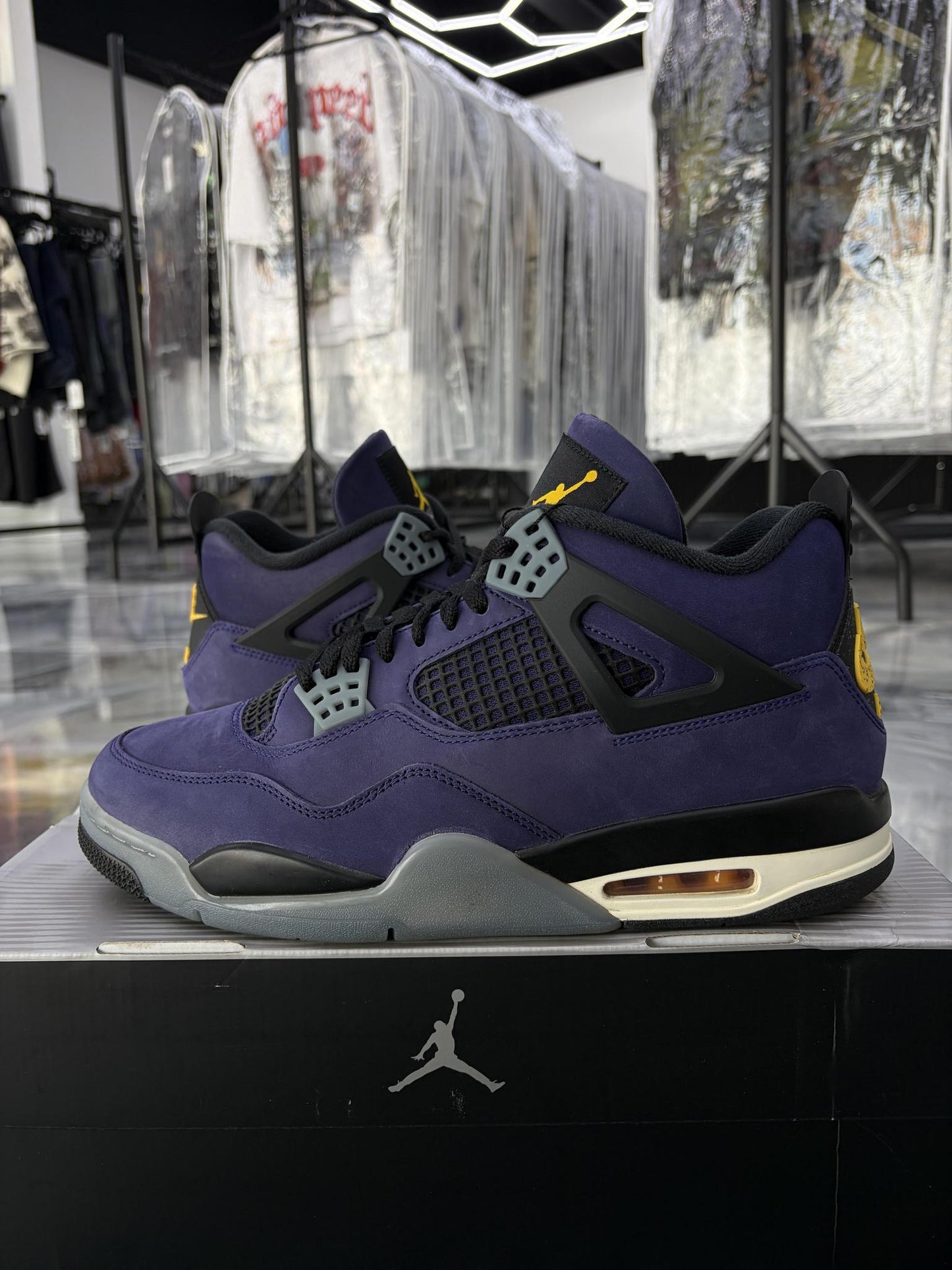 Jordan 4 "Laker" Used Size 12